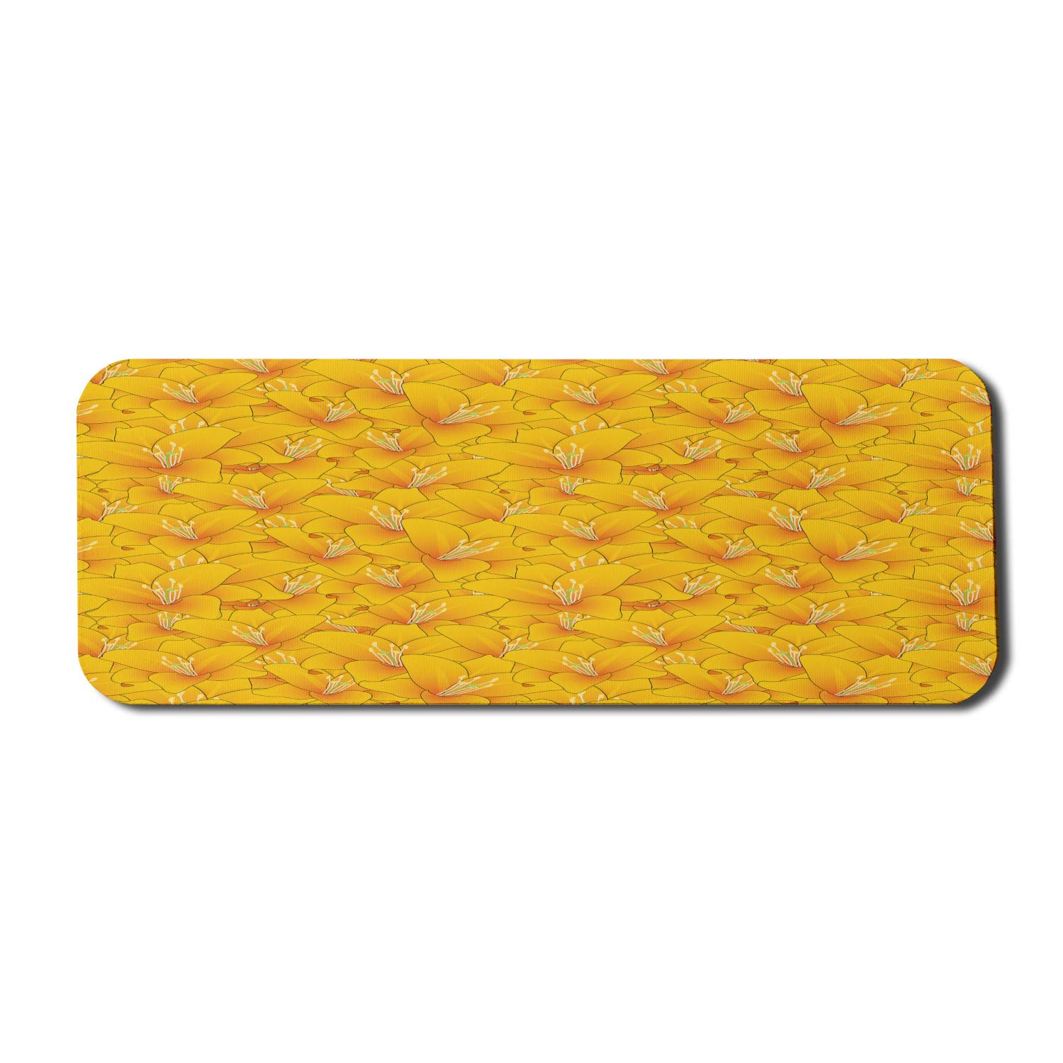 Ambesonne Floral Computer Mouse Pad - Large 31