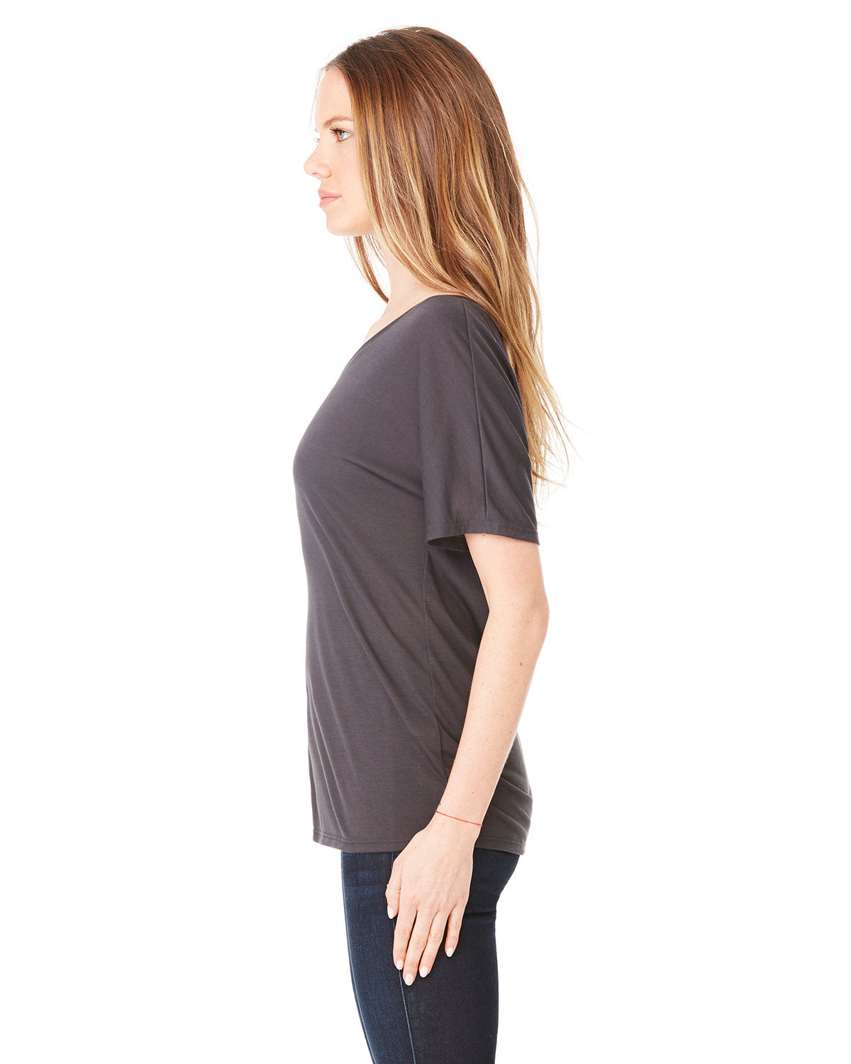 Bella + Canvas 8816 Women's Slouchy Scoop Neck T-Shirt - Soft & Comfortable Casual Tee for Everyday Wear, Lounge & Outfits