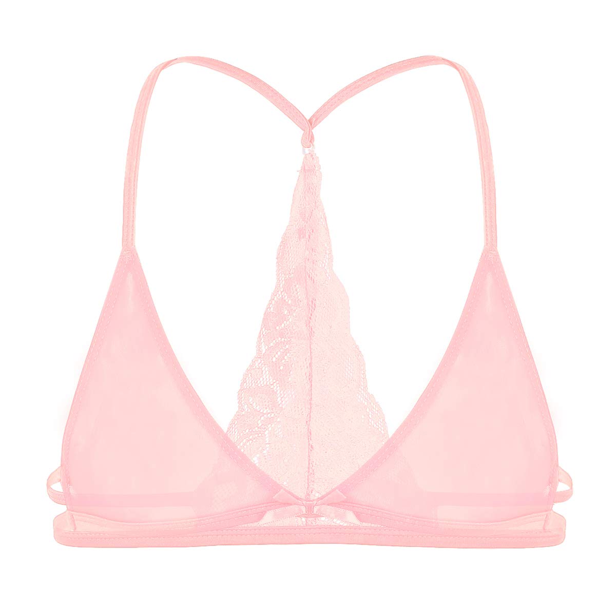 Men's Lace Bralette - Y-Back Crossdressing Training Bra for Adults | Comfortable & Feminine Underwear for Cosplay, Gender Expression & Intimate Wear