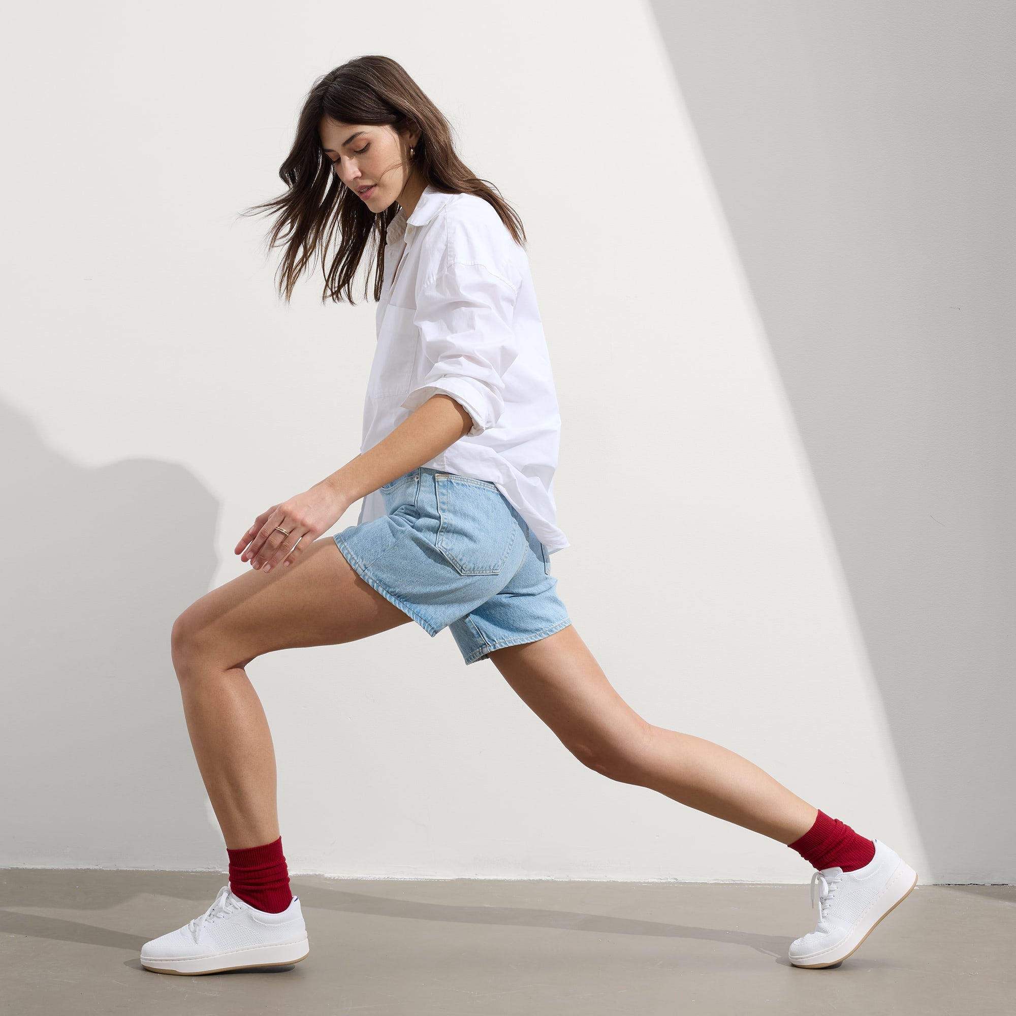 Bright White Court Sneakers for Women & Men - Stylish Casual Shoes for Walking, Running & Everyday Wear