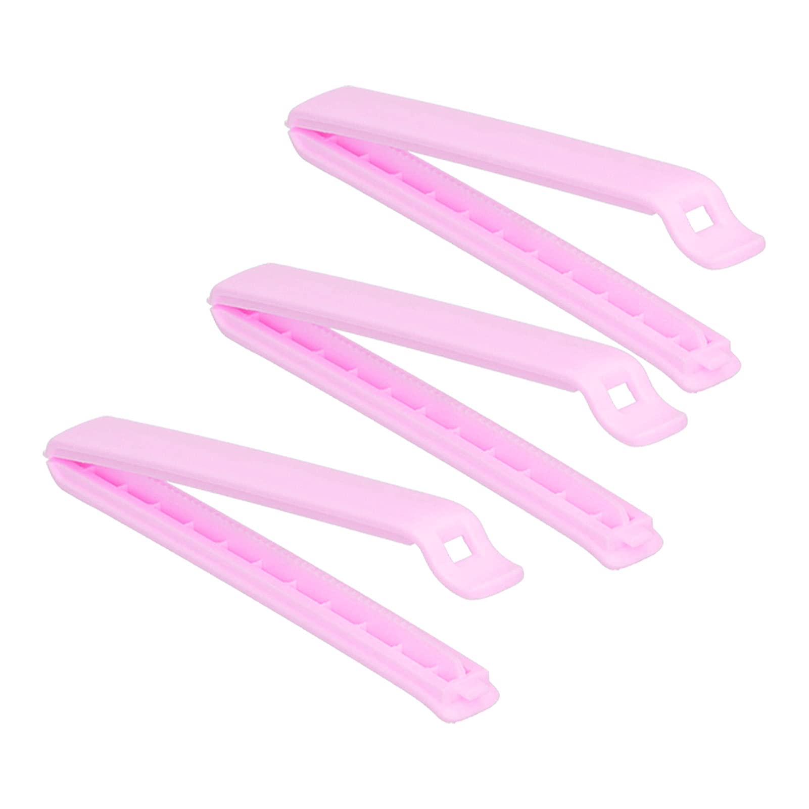 Reusable Plastic Bag Sealing Clips - 3 Pack Large Food Storage Clips for Snacks, Chips, Bread | Airtight Kitchen Organizer for Freshness & Pantry Organization | Perfect for Home, Office & Travel Use
