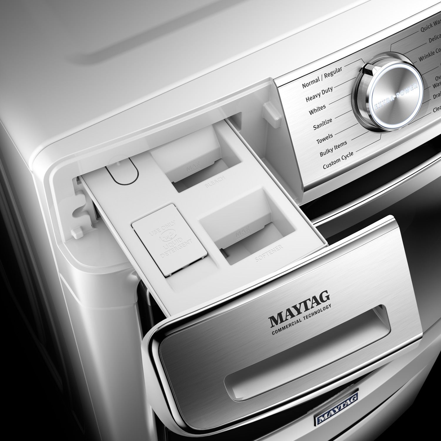 Maytag White Front Load Washer 5.8 cu ft & Gas Dryer 7.3 cu ft Laundry Set MHW8630HW/MGD8630HW - Perfect for Large Families & Heavy Duty Laundry Needs