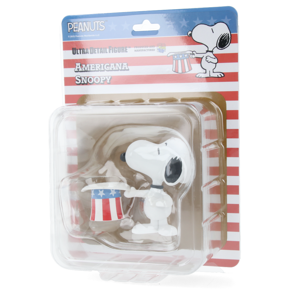 Peanuts Series 15 Americana Uncle Snoopy UDF Figurine - Collectible Snoopy Statue for Home Decor, Office Display & Gift for Peanuts Fans