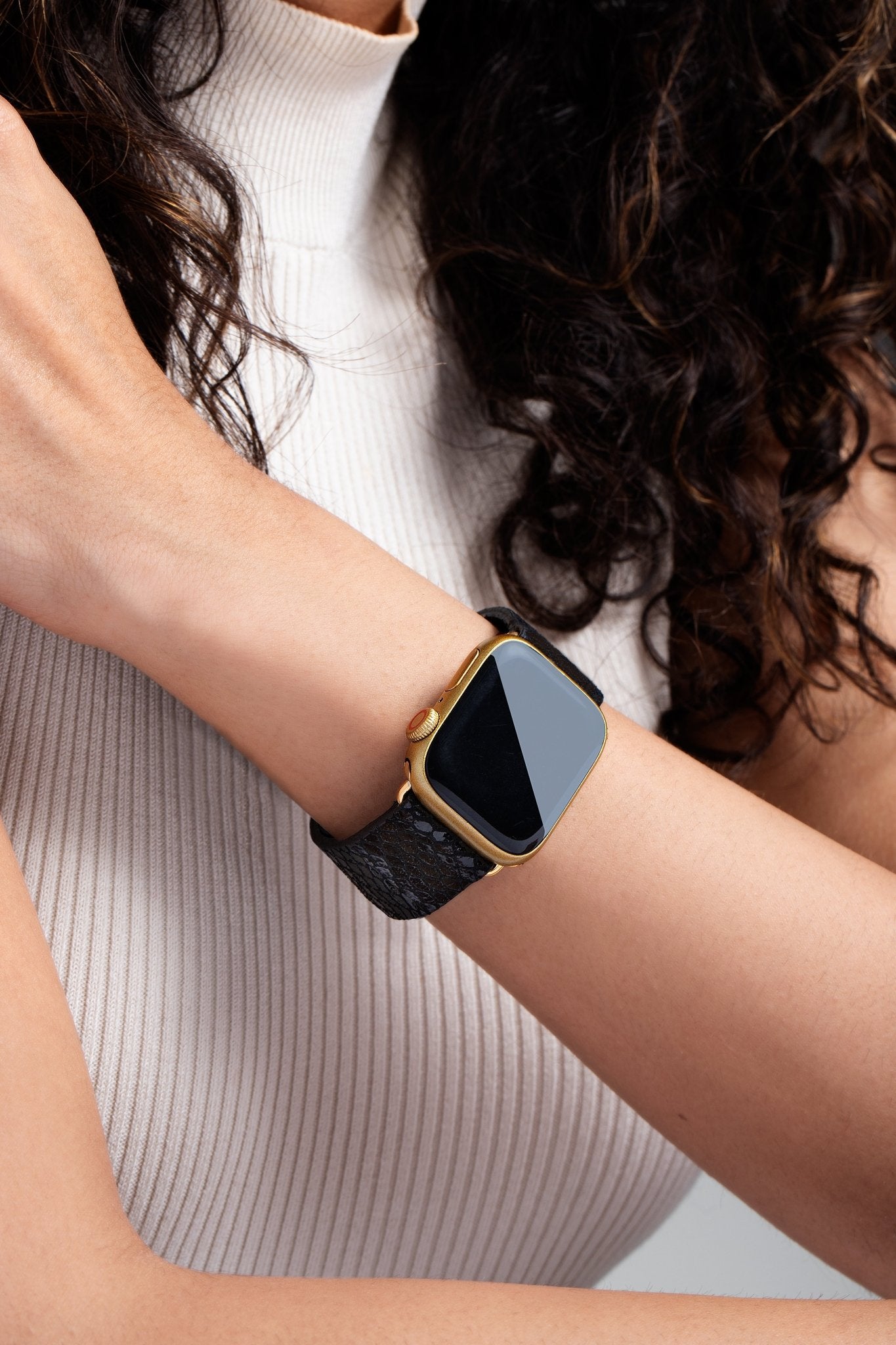 Premium Genuine Leather Apple Watch Band with Adjustable Strap - Perfect for Workouts, Office & Everyday Wear