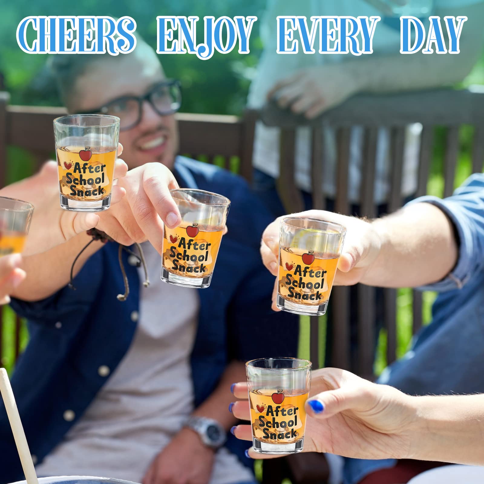 Funny Teacher Shot Glass Gift - 2 oz Wine Glass for Professors & Educators - Perfect for Teacher Appreciation & Classroom Celebrations