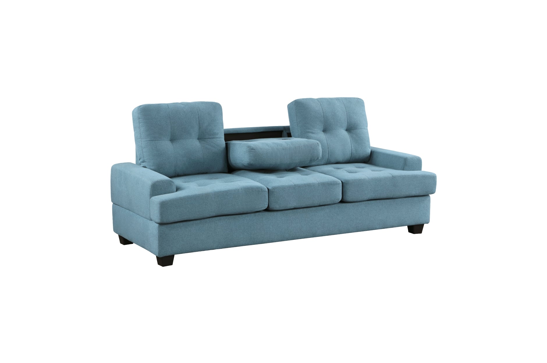 Dunstan Blue Sofa - Modern Comfortable Couch for Living Room, Lounge & Home Decor | Perfect for Relaxing, Entertaining & Stylish Spaces