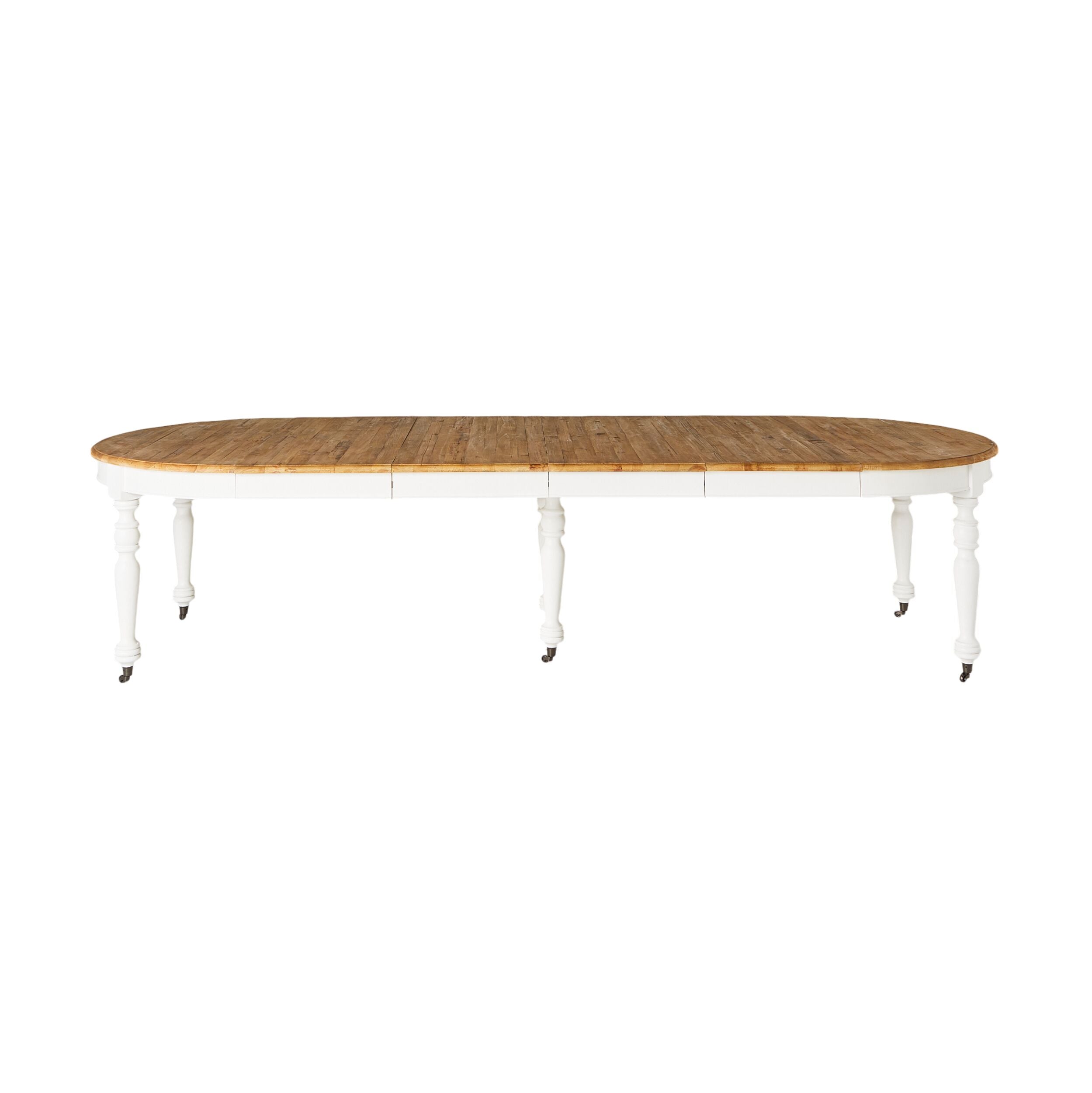 Annalise White Extension Dining Table - Expandable for Large Gatherings & Family Meals - Perfect for Dining Rooms & Entertaining Guests