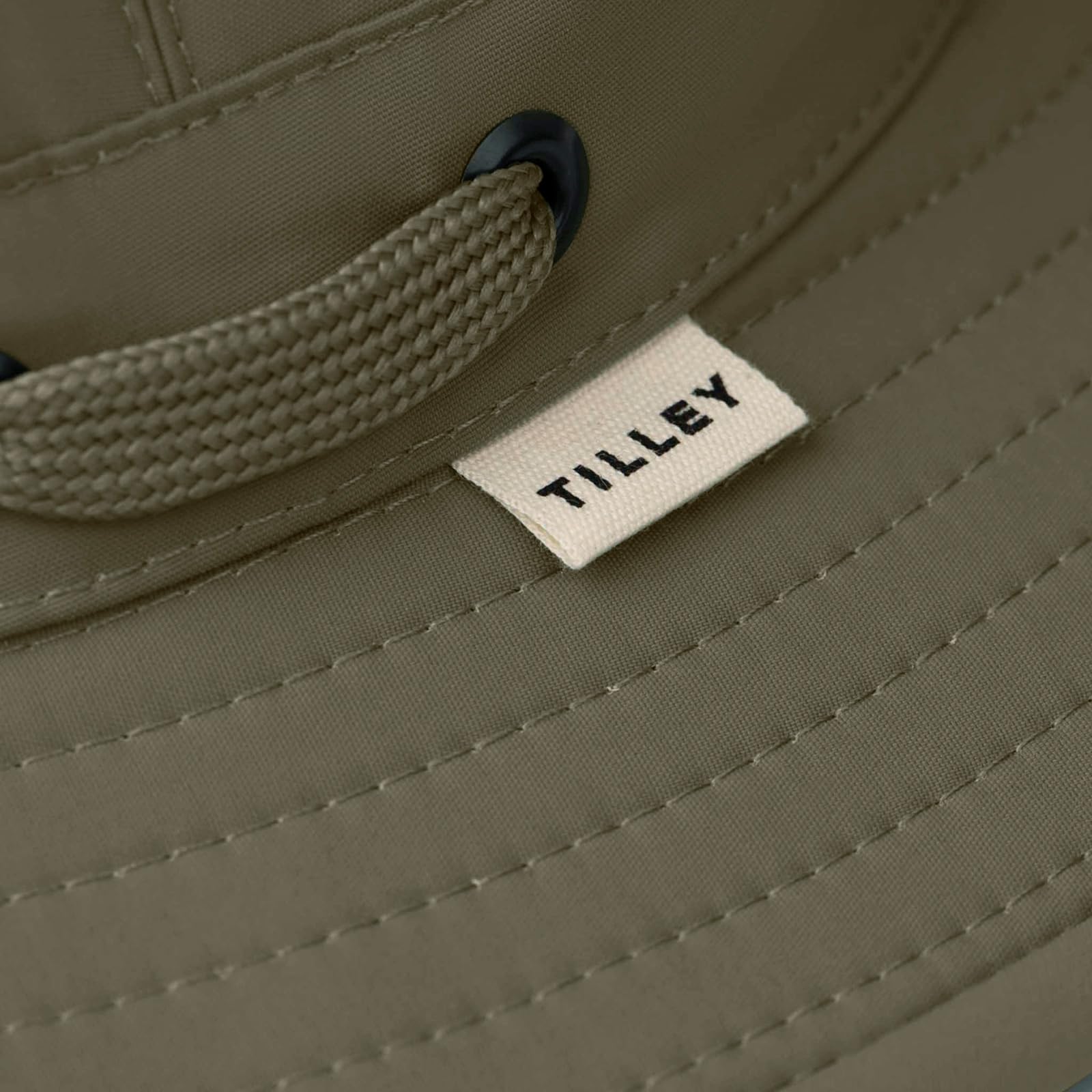 Tilley LTM5 Airflo Medium Brim Recycled Sun Hat for Men - Olive, Size 7.875 US - UV Protection Outdoor Hiking, Fishing & Travel Hat
