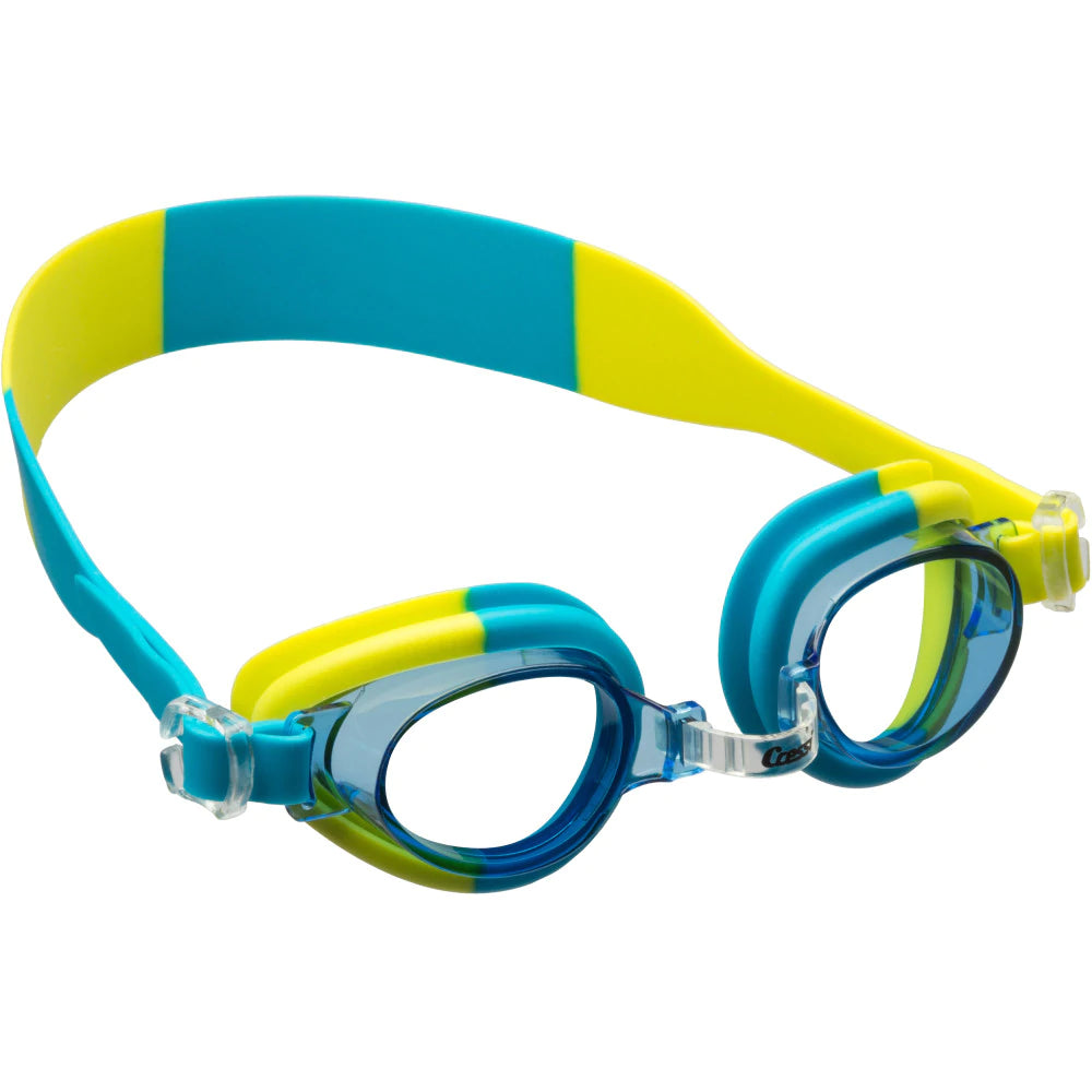 Cressi Starfish Snorkeling Fins - Green/Azure Color for Comfortable Swimming & Diving - Perfect for Beach Vacations, Pool Parties & Underwater Adventures