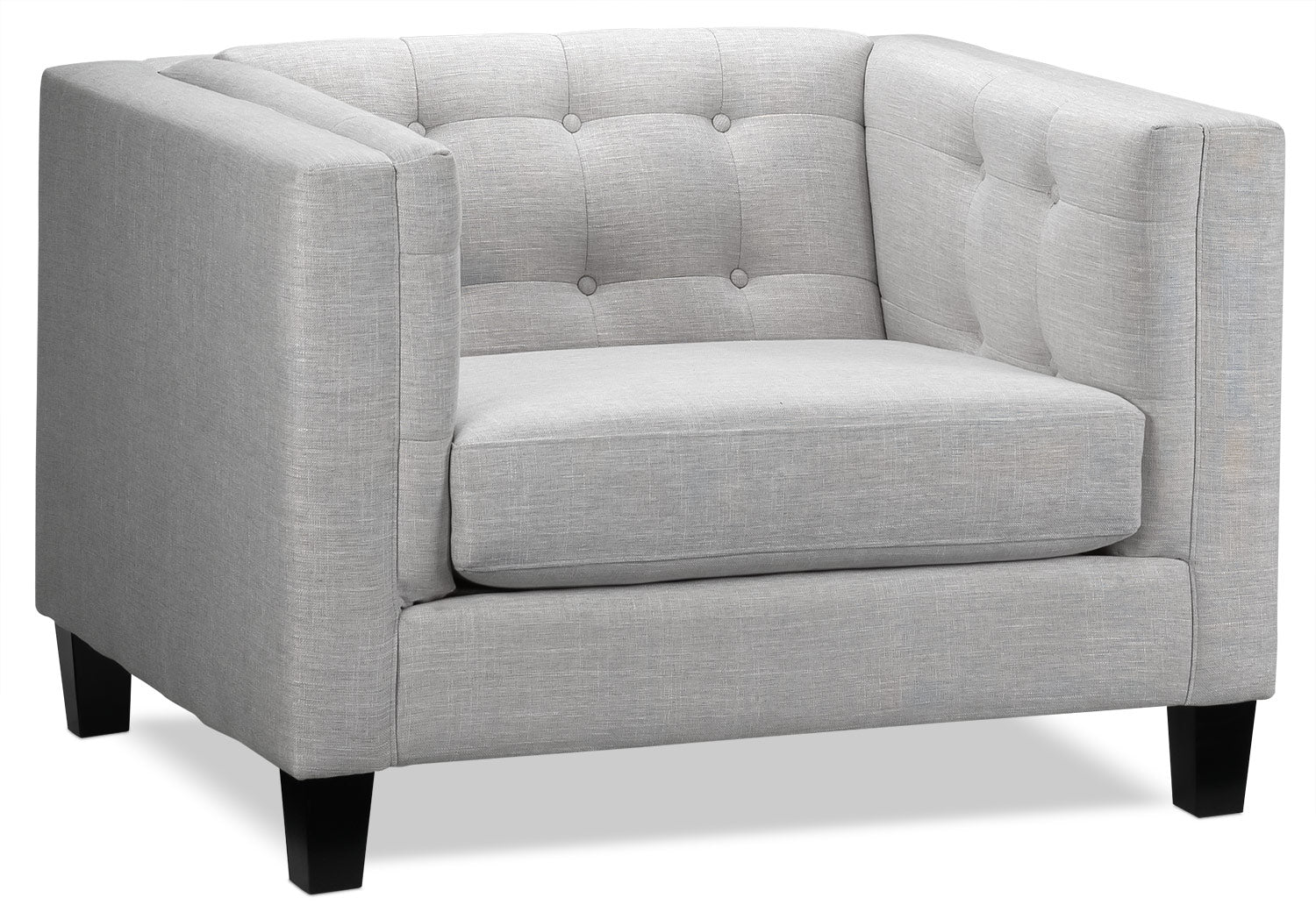 Astin Oversized Chair and a Half - Soft Grey Upholstered Accent Chair for Living Room, Bedroom, or Office - Perfect for Reading Nook and Relaxation