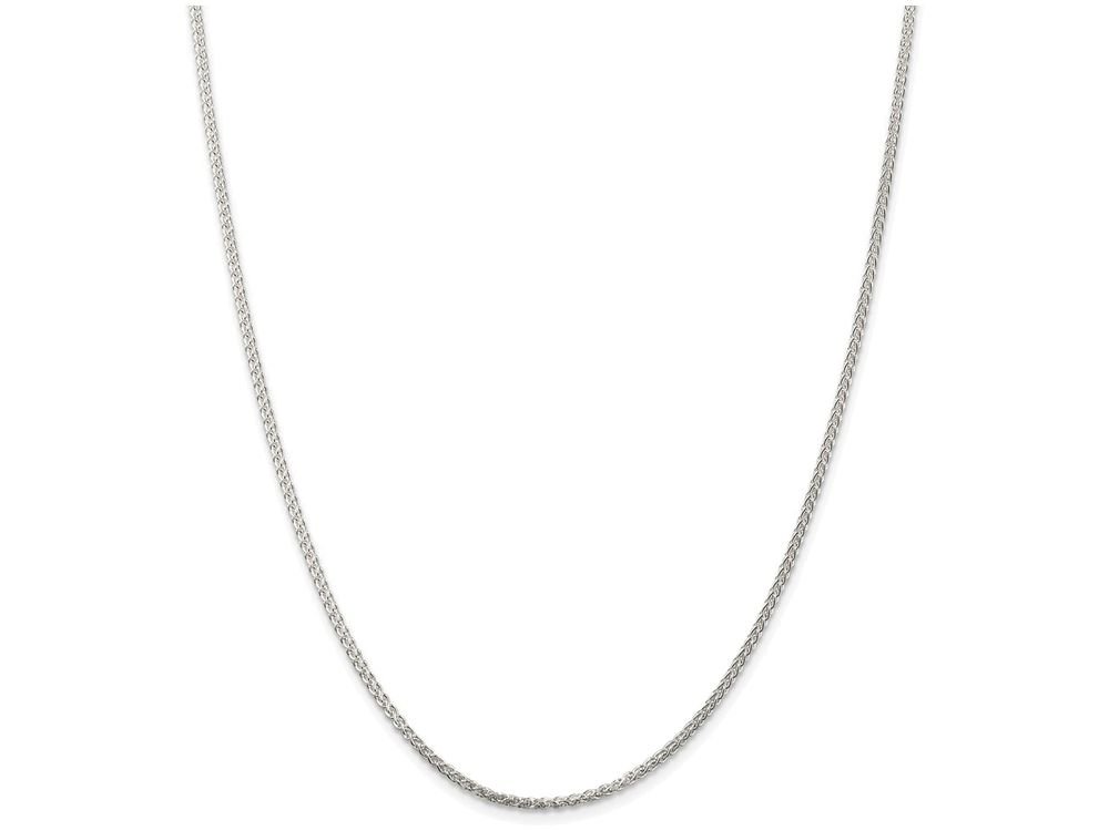 FJC Finejewelers 16 Inch Sterling Silver Spiga Chain Necklace for Women - Dainty Italian Cable Link Jewelry Gift for Her, Perfect for Layering, Everyday Wear & Special Occasions
