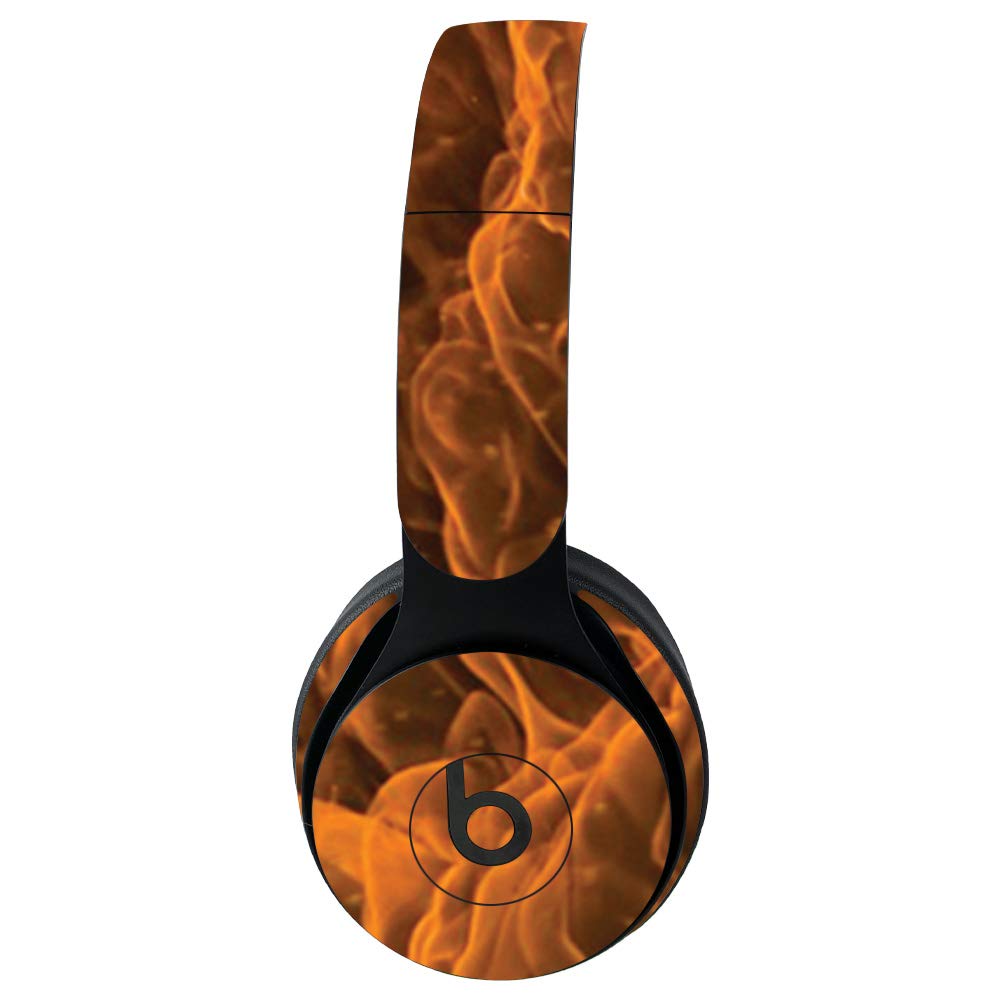 MightySkins Vinyl Decal Wrap Cover for Beats Solo Pro Wireless Headphones - Burning Up Design | Protective, Durable, Customizable Skin | Easy to Apply & Remove | Made in USA | Perfect for Travel, Workouts & Personalization