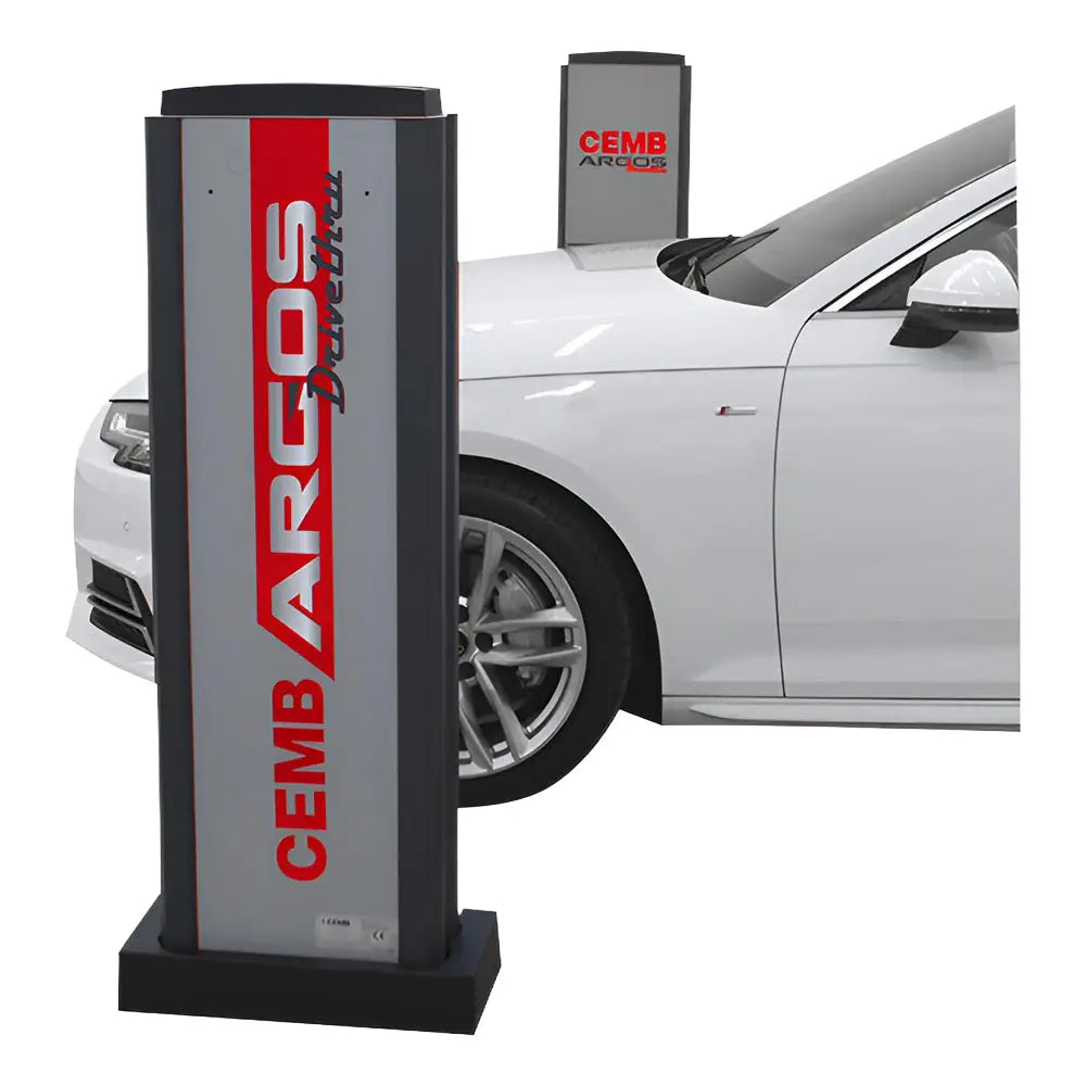 Cemb ARGOS Drive-Thru Wheel Alignment System for Two Post Lifts – Professional Vehicle Alignment Tool for Auto Shops & Garages – Perfect for Quick and Accurate Wheel Alignment Checks