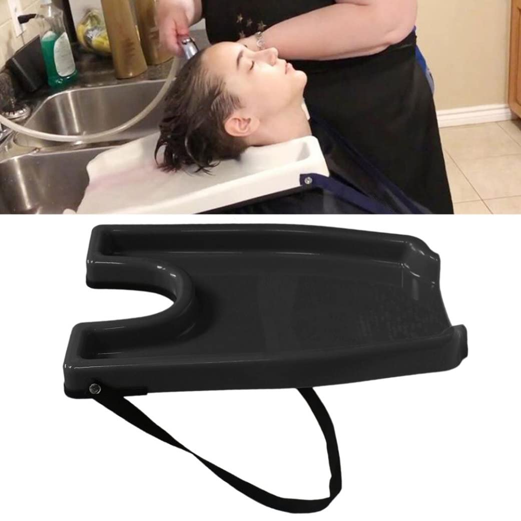 Portable Shampoo Basin for Hair Washing - Lightweight Salon Hair Wash Tray with Neck Rest for Home & Salon Use