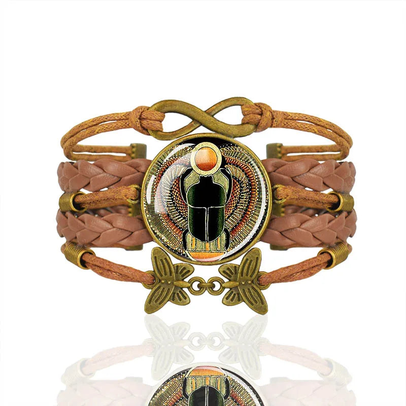 Egyptian Kingdom Bracelet - Handmade Ancient Egyptian Style Jewelry for Women | Perfect for Boho Fashion, Cultural Events & Gift Giving