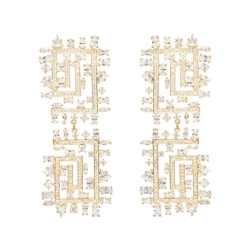 Vintage 1920s Style Earrings for Women - Art Deco Dangle Drop Earrings - Perfect for Flapper Costume, Gatsby Party & Retro Fashion
