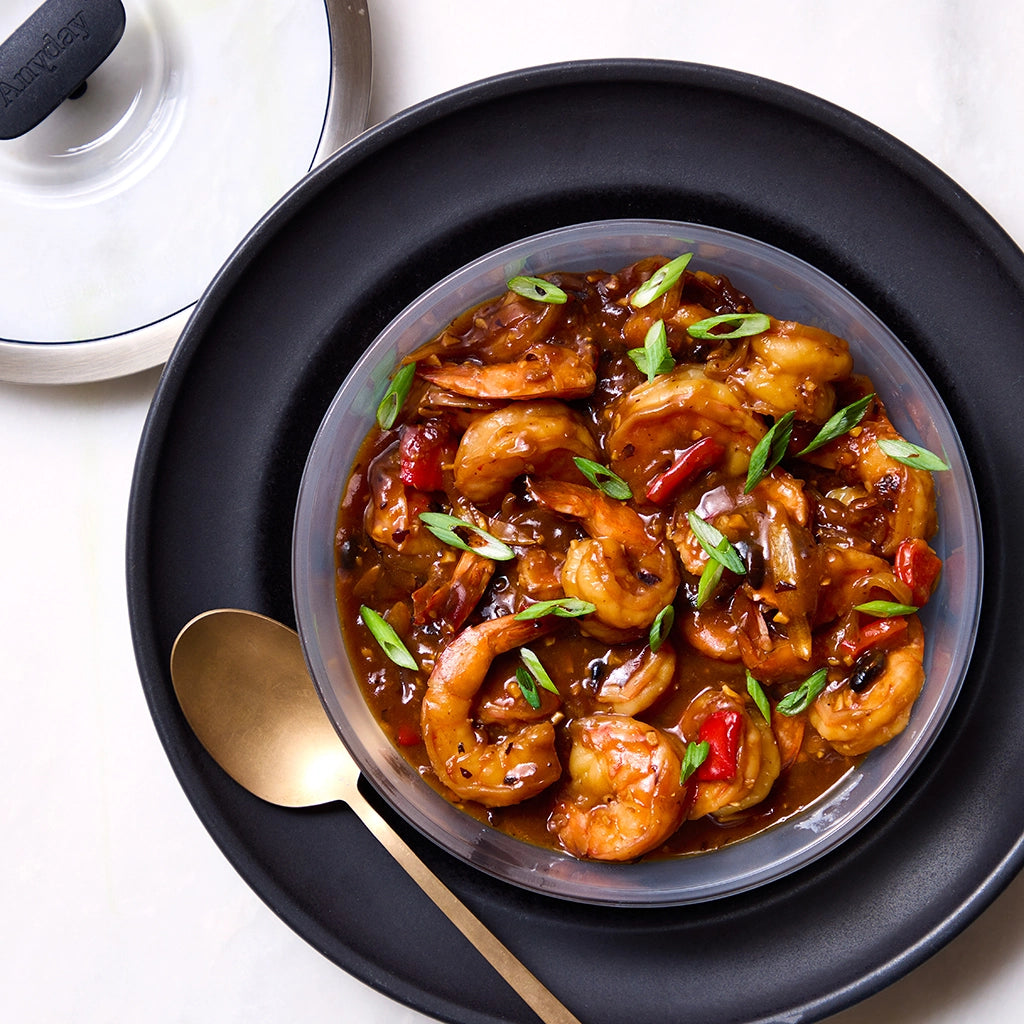 Authentic Chinese Shrimp in Black Bean Sauce - Premium Frozen Seafood for Stir Fry, Rice Bowls & Asian Cuisine | Quick & Easy Dinner Solution