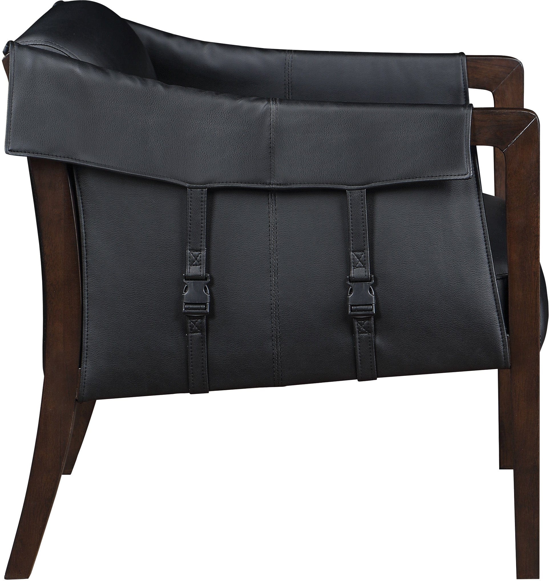 Office Star Parkfield Accent Chair - Modern Upholstered Lounge Chair for Living Room, Office & Reading Nook - Comfortable Mid-Century Style Armchair with Wooden Legs (PKF)