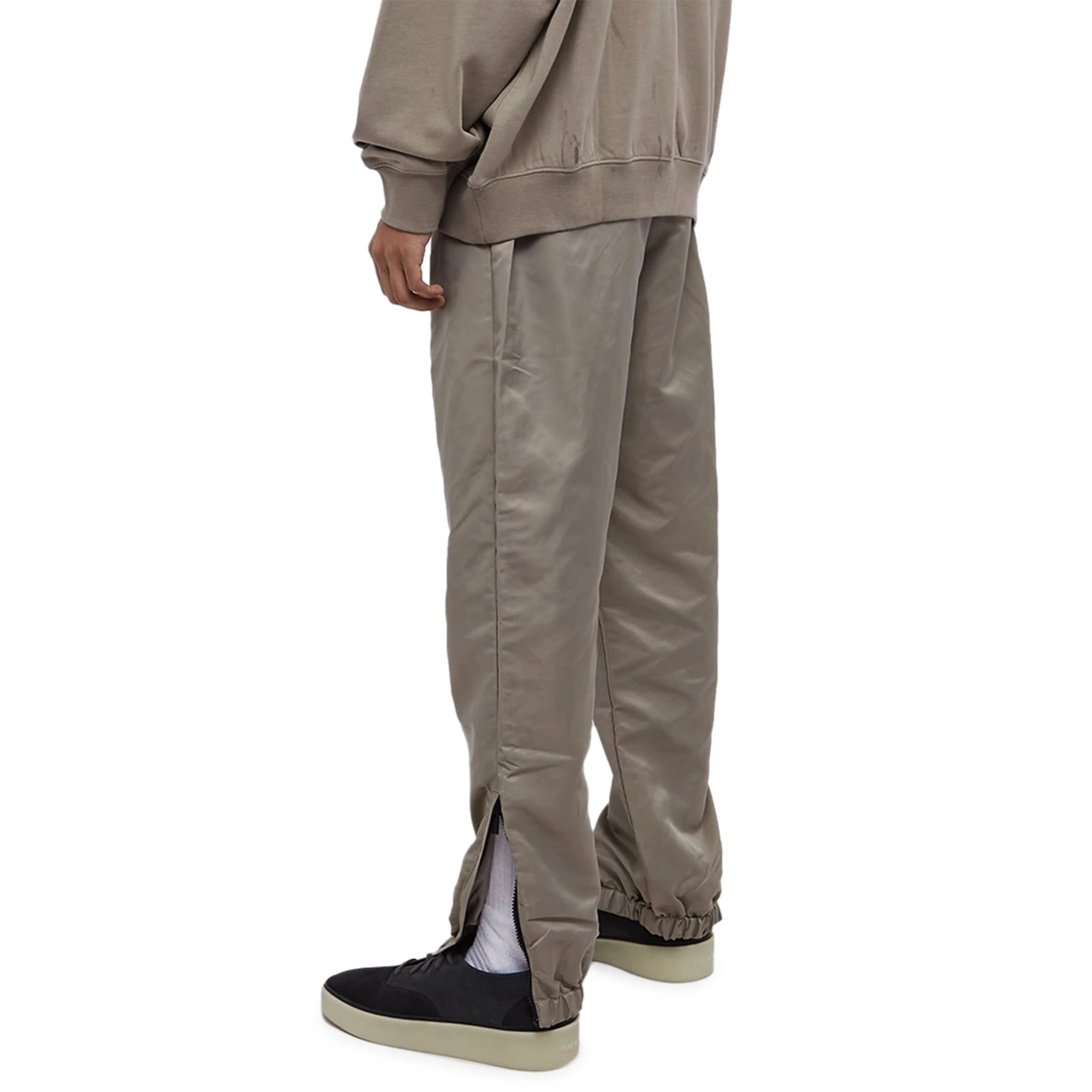 Fear Of God Essentials Desert Taupe Track Pants - Men's Casual Joggers with Elastic Waistband (FW23 Collection) | Perfect for Lounge Wear, Gym, and Street Style Fashion