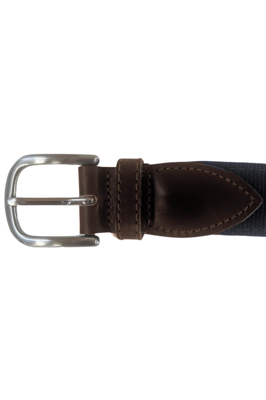 Men's Navy & Light Pink Martini Belt - Stylish Adjustable Waistband for Cocktail Parties, Weddings & Formal Events