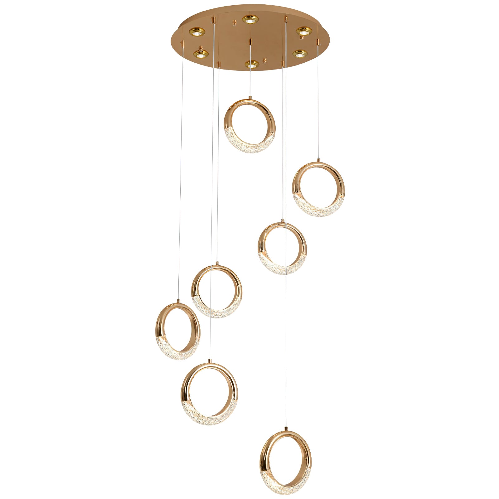 Sparkling Crystal Earrings Pendant Lamp - Elegant Home Decor for Living Room, Bedroom & Dining Room Lighting