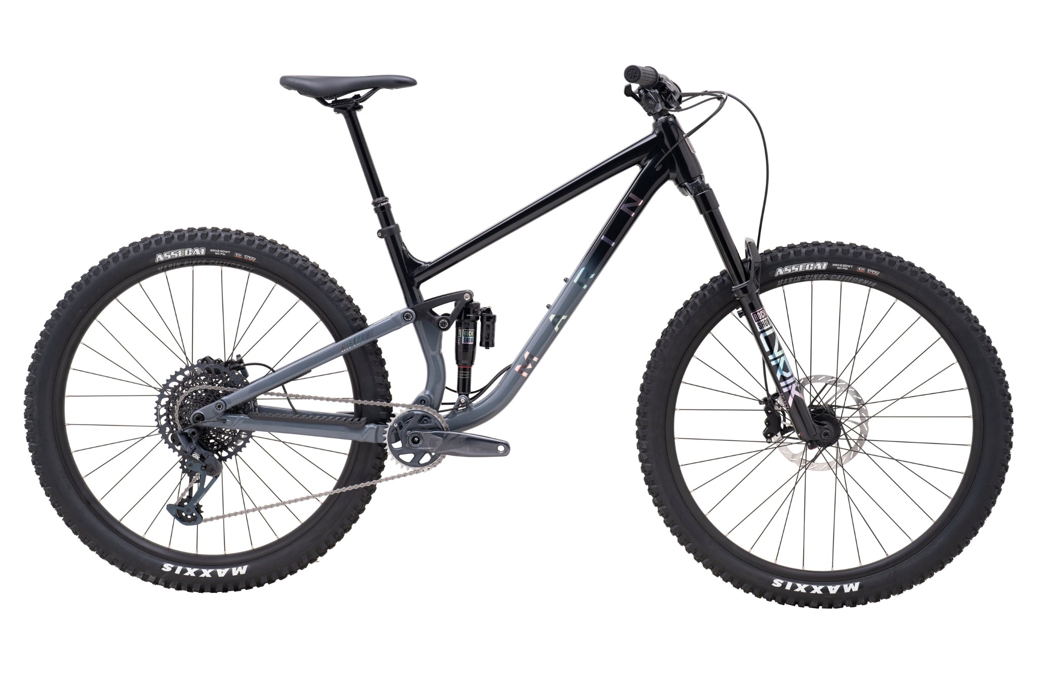 Marin Rift Zone XR Full Suspension Mountain Bike - Trail & All-Mountain Riding for Men & Women - Perfect for Off-Road Adventures & Mountain Trails