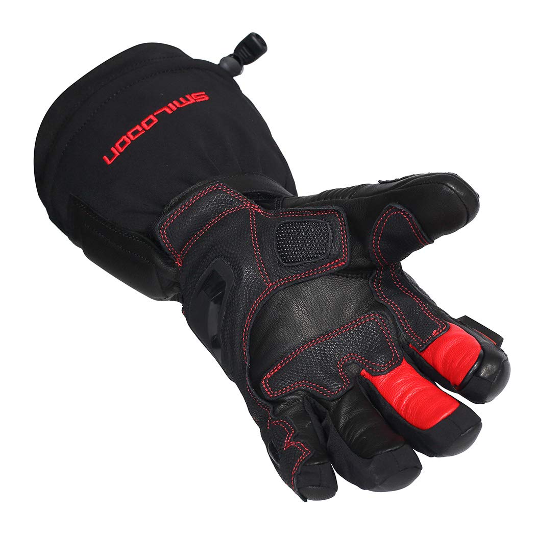 Smilodon Rechargeable Battery Heated Gloves for Men & Women - Electric Warming Winter Gloves for Skiing, Snowboarding, Hiking & Outdoor Activities