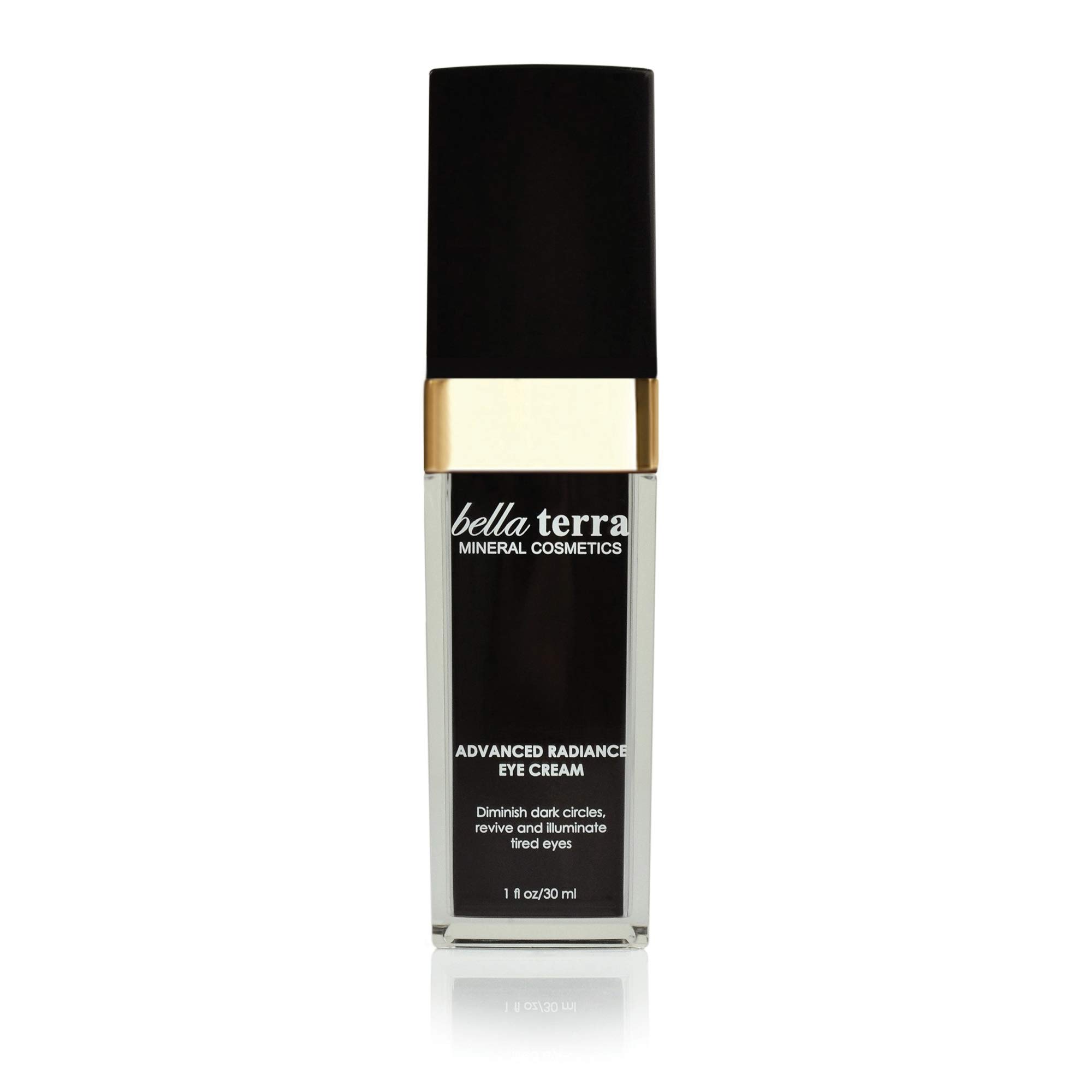 Bella Terra Advanced Radiance Eye Cream - Anti-Aging Eye Treatment for Wrinkles & Dark Circles | Hydrating Daily Moisturizer | Fast-Acting Skin Renewal Formula (1 fl oz/30ml) | Perfect for Morning & Night Skincare Routine