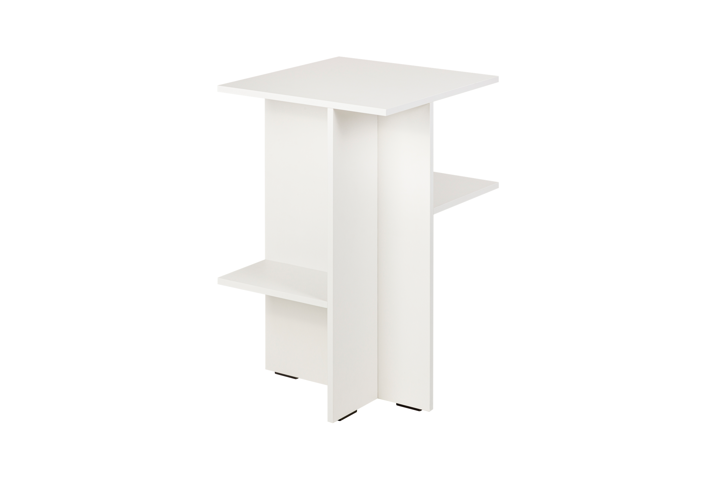 Modern Nightstand with USB Ports - Stylish Bedside Table for Bedroom, Living Room & Office - Compact End Table with Storage Shelf