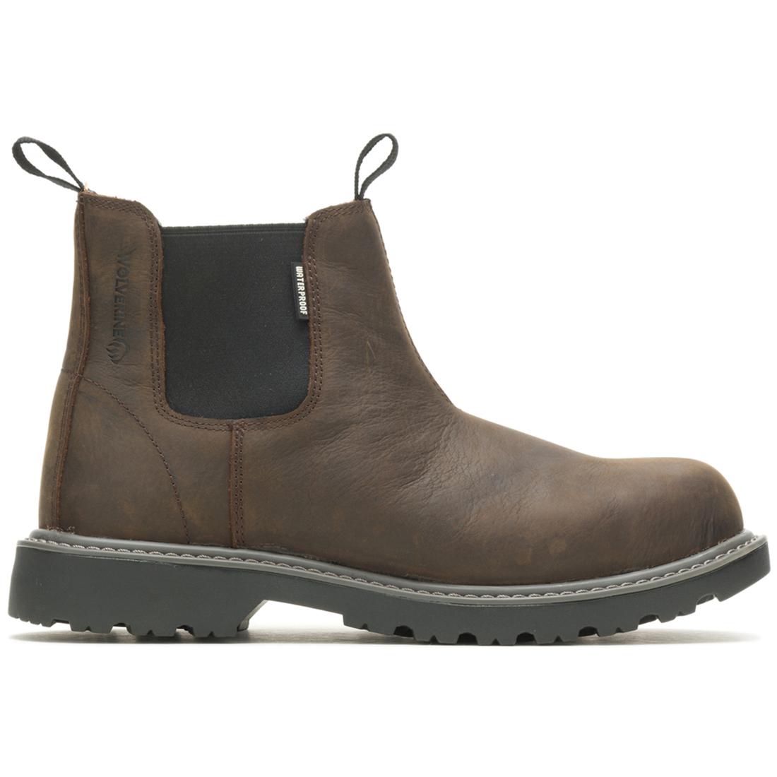 Waterproof Steel Toe Work Boots for Men - Slip Resistant Safety Shoes with Composite Toe - Ideal for Construction, Warehouse & Outdoor Work
