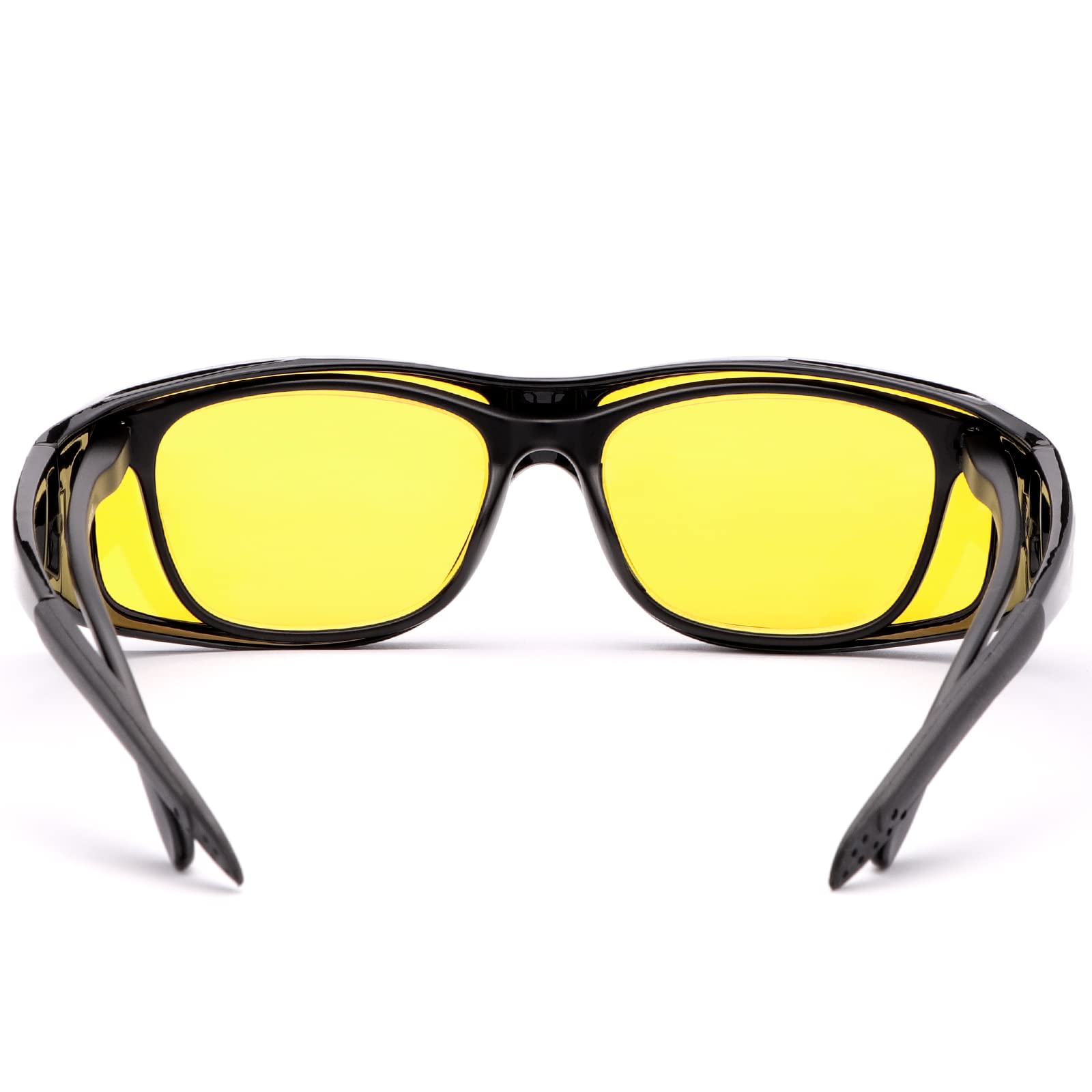 Wrap Around Sunglasses with Polarized Lenses - 100% UV Protection Fit Over Prescription & Regular Glasses | Perfect for Driving, Outdoor Sports & Daily Sun Protection