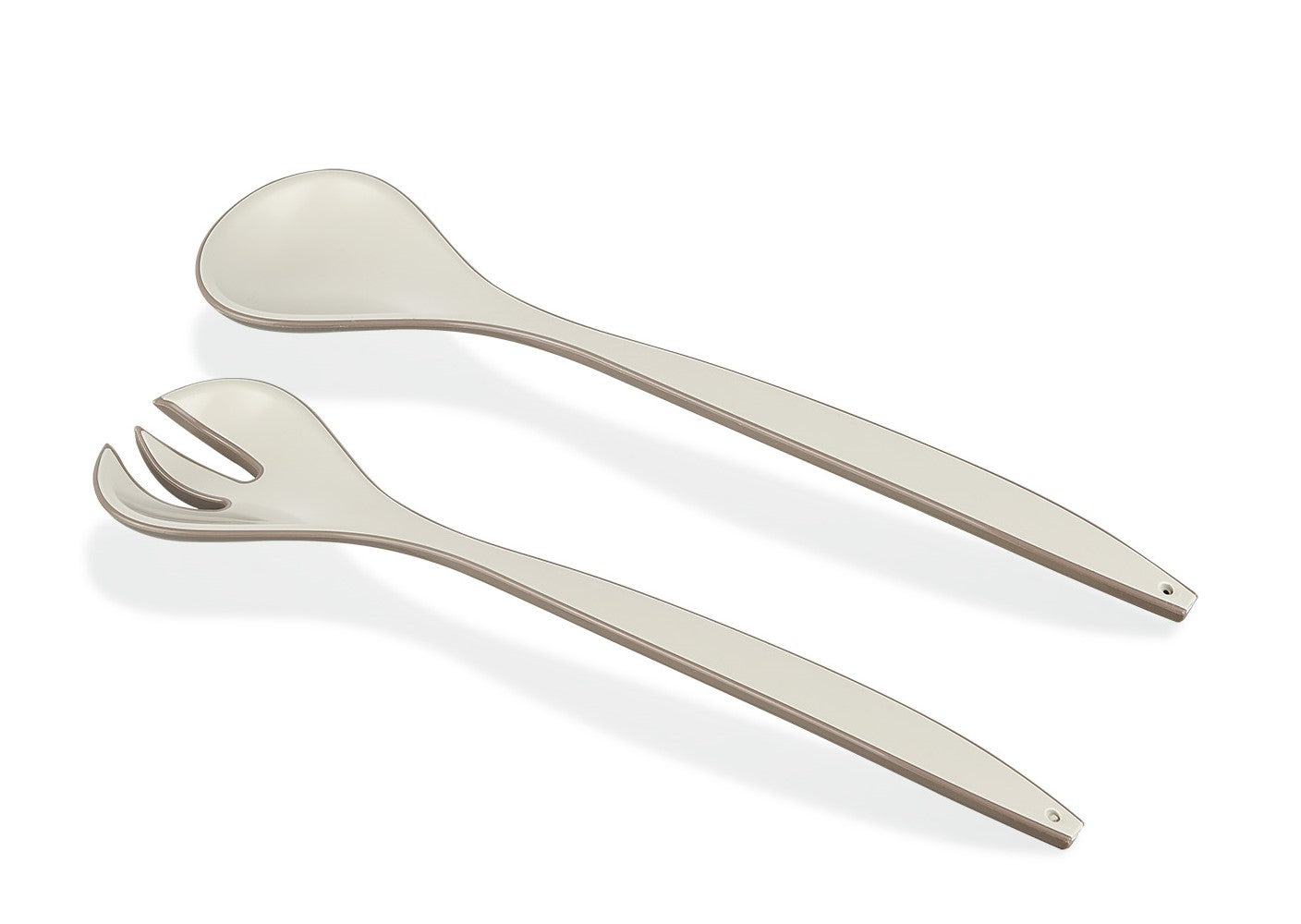 2-Piece Melamine Salad Servers Set - Durable & Lightweight Serving Utensils for Salads, Pasta, and More - Perfect for Picnics, BBQs, and Outdoor Dining