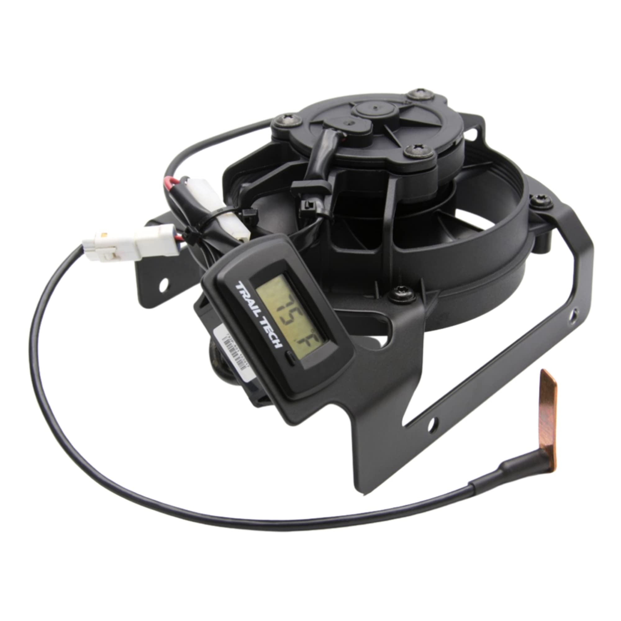 Trail Tech Fan Kit for Motorcycle Radiators - Compatible with Beta & GasGas Models - High-Performance Cooling System (732-FN14) | Perfect for Off-Road, Enduro & Adventure Riding in Hot Conditions