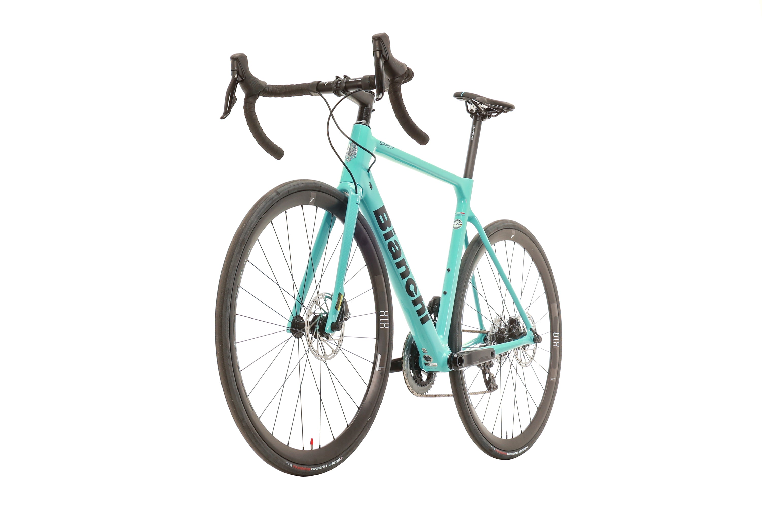Bianchi Sprint Disc Rival AXS 12-Speed Road Bike 2023 - 57cm Carbon Frame for Racing & Endurance Training | Perfect for Competitive Cyclists & Long-Distance Rides