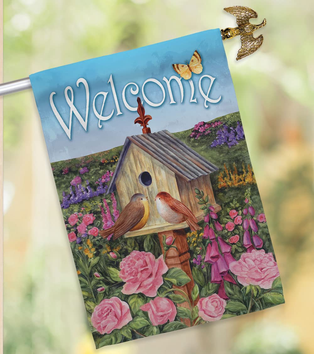 Welcome Bird Home Flag Set - 28
