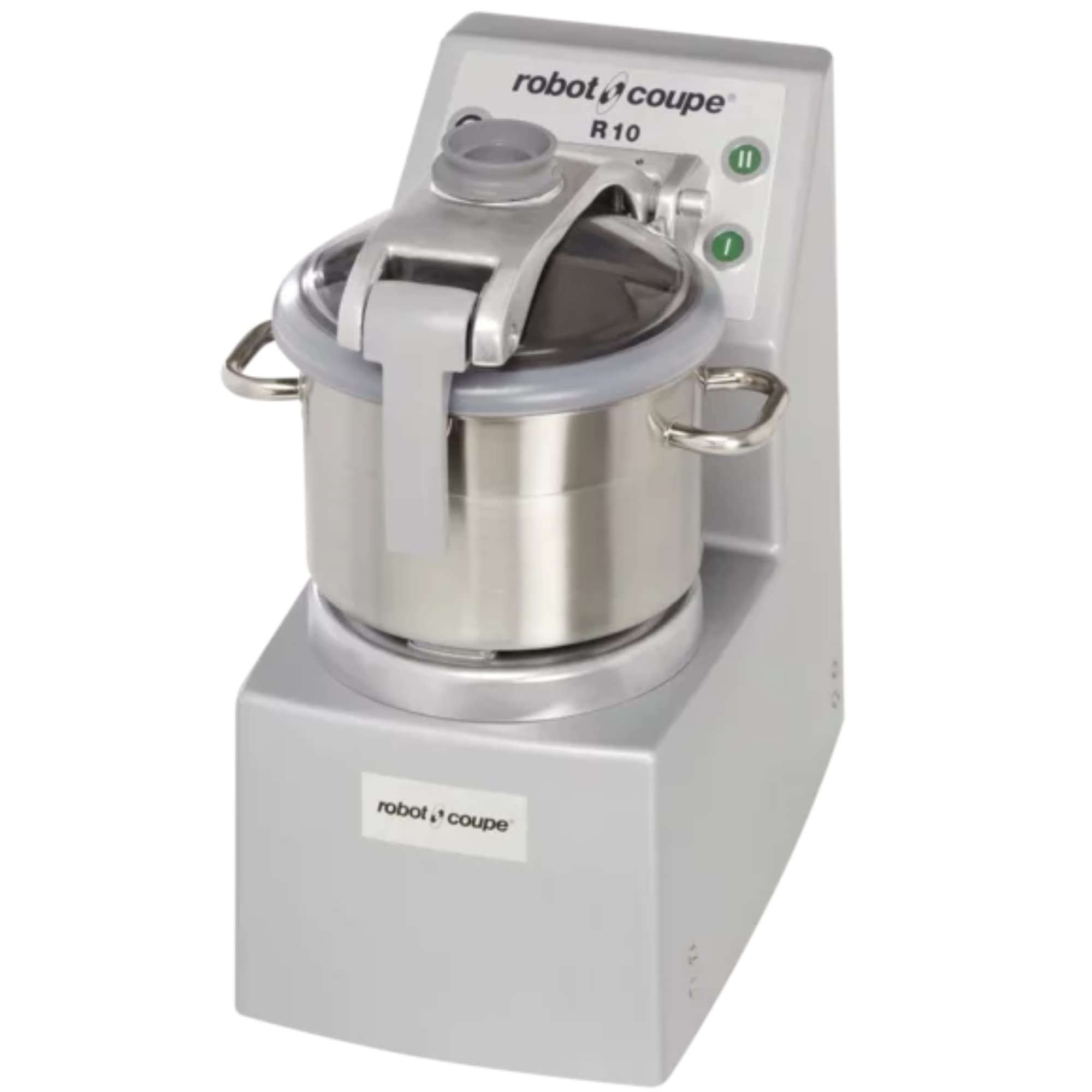 Robot Coupe R10U 2-Speed Commercial Food Processor with 10-Quart & 3.5-Quart Stainless Steel Bowls - 208-240V/3PH - Perfect for Restaurants, Catering & Large Batch Food Preparation