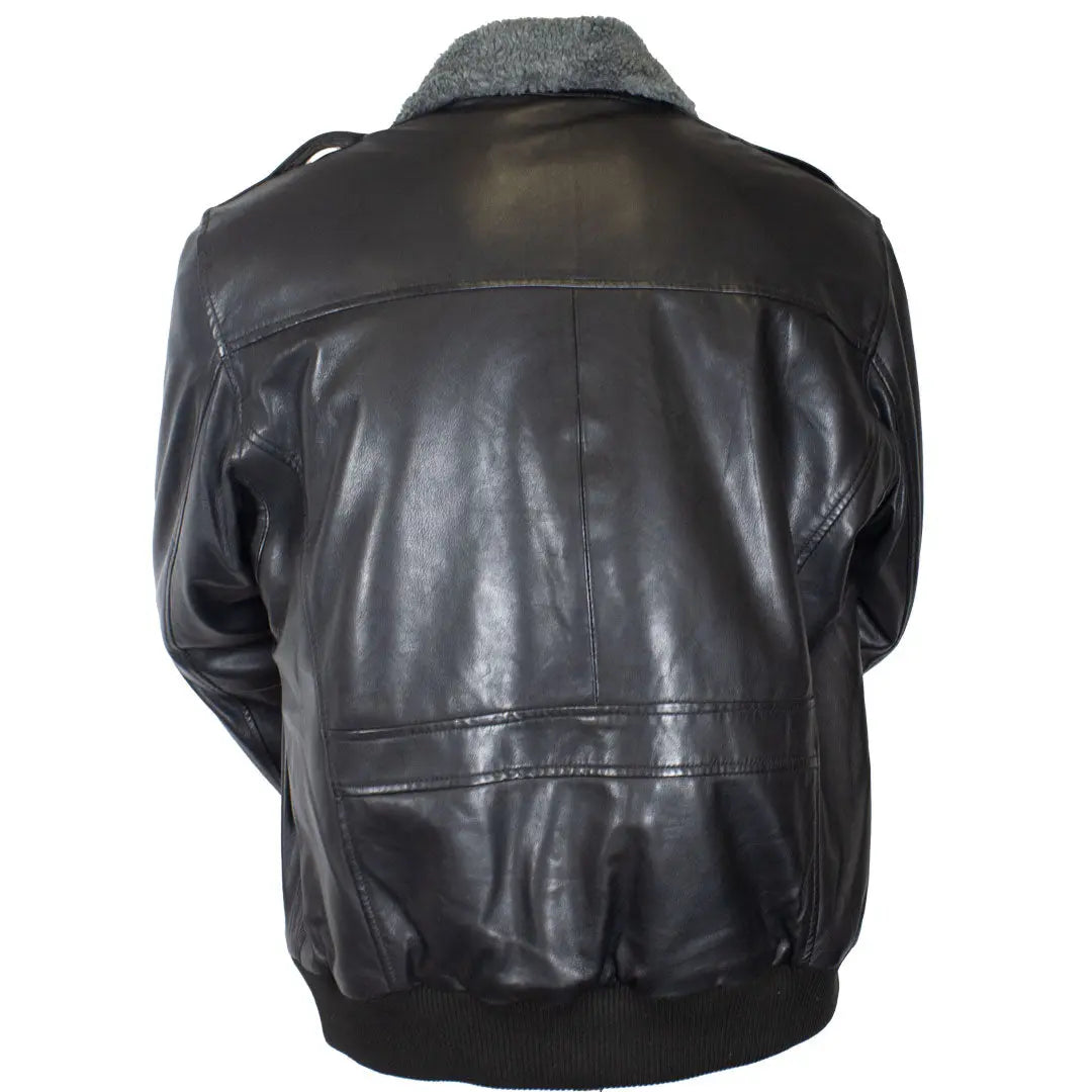 BOL Men's Maverick Lambskin Leather Jacket - Genuine Soft Leather Biker Jacket for Men, Stylish Motorcycle Jacket with Premium Zipper - Perfect for Riding, Casual Wear & Outdoor Adventures