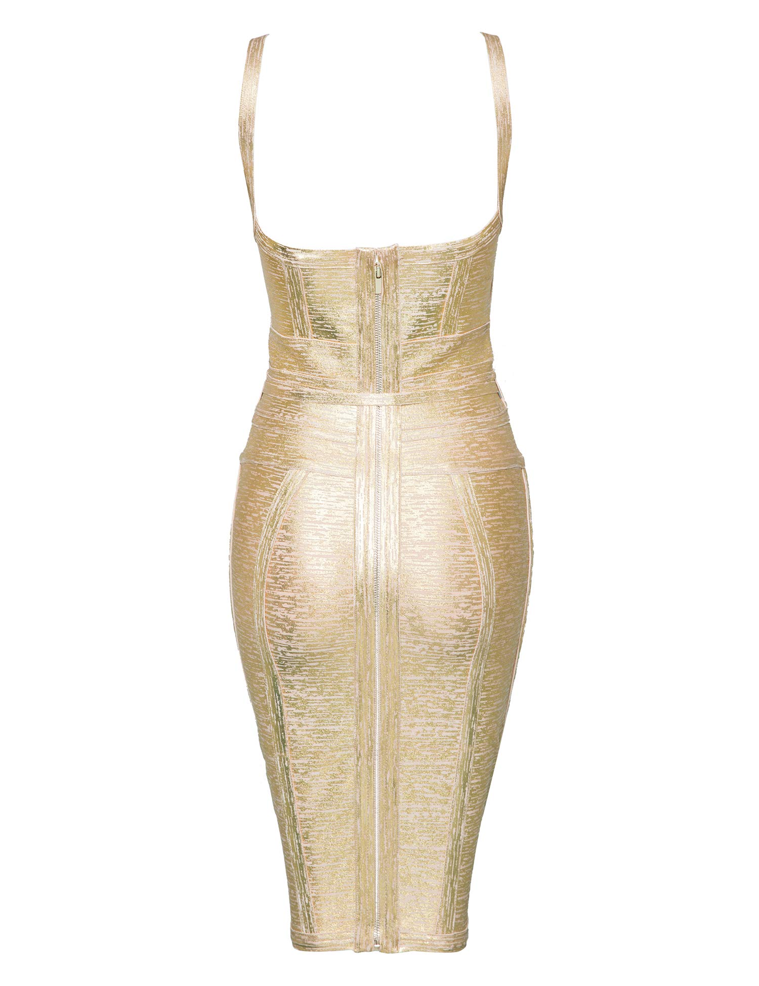 Madam Uniq Women's Sexy Bandage Bodycon Dress - Sleeveless Rayon Club Dress with Strap Sashes for Night Out, Party & Cocktail Events