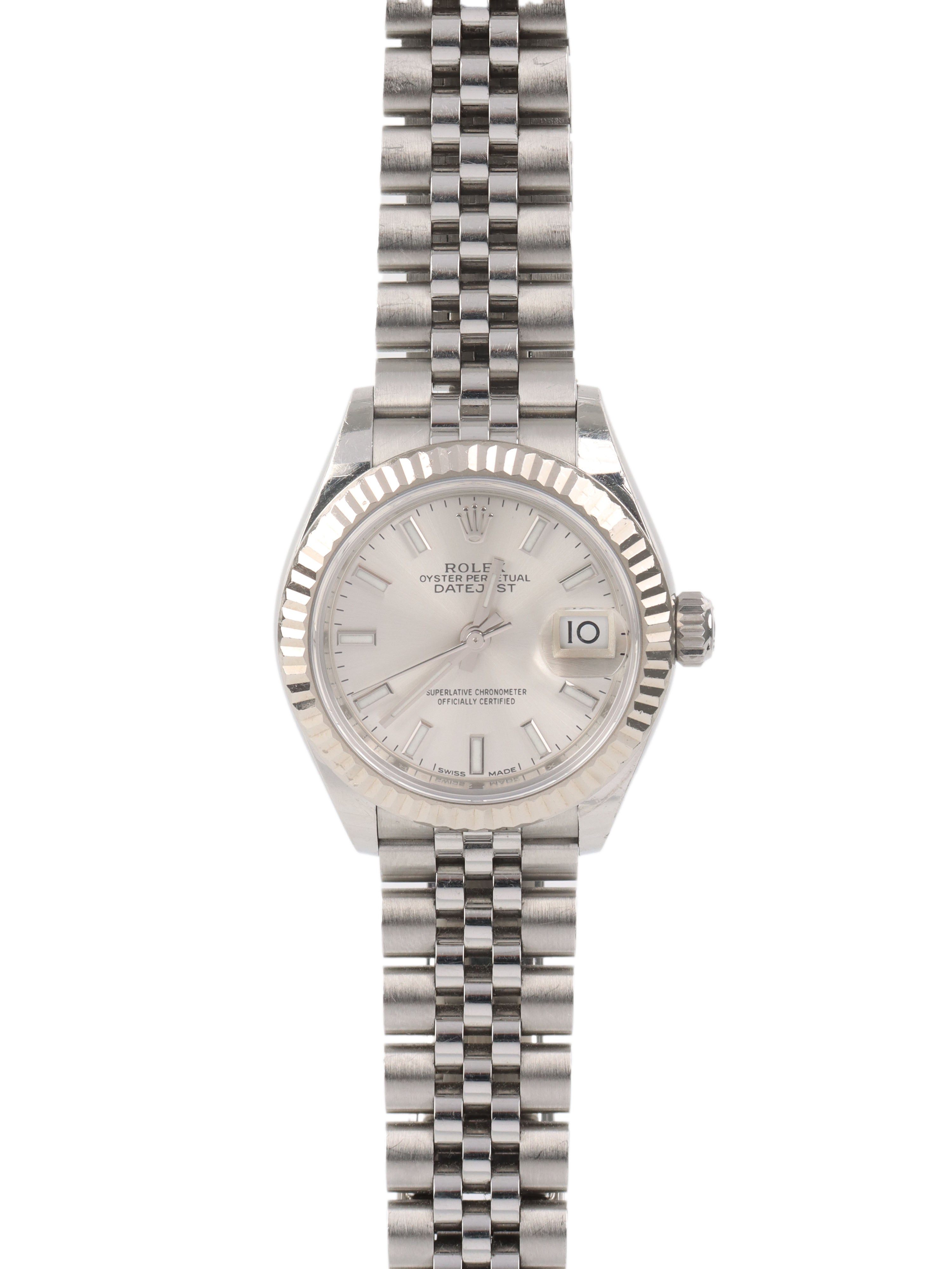 Rolex Datejust 28mm 279174 Women's Watch - Stainless Steel & Everose Gold, Silver Dial - Luxury Timepiece for Business, Gifts & Special Occasions