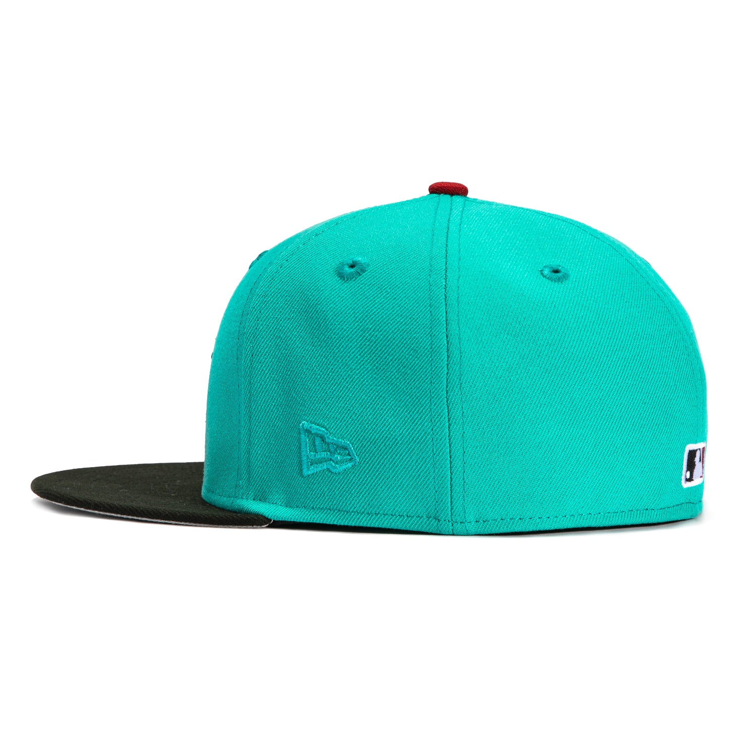 New Era 59Fifty Arizona Diamondbacks MLB Baseball Cap with Logo Patch - Teal & Black Adjustable Snapback Hat for Spring Training & Game Day Fan Gear