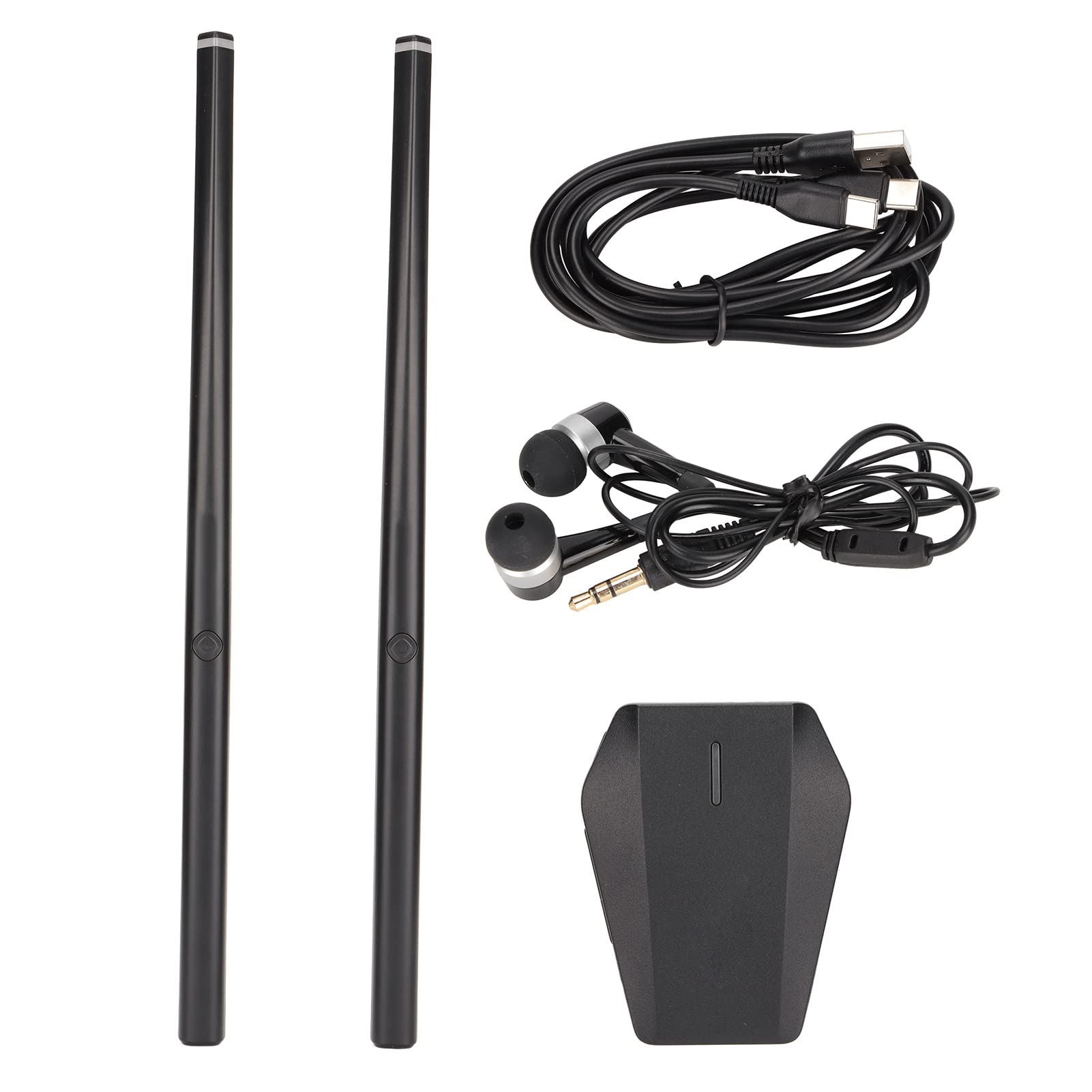 Heayzoki Air Electronic Drum Kit with Drum Sticks - Portable MIDI-Compatible Practice Set for Adults & Kids - Perfect for Home Practice, VR Gaming & Music Learning