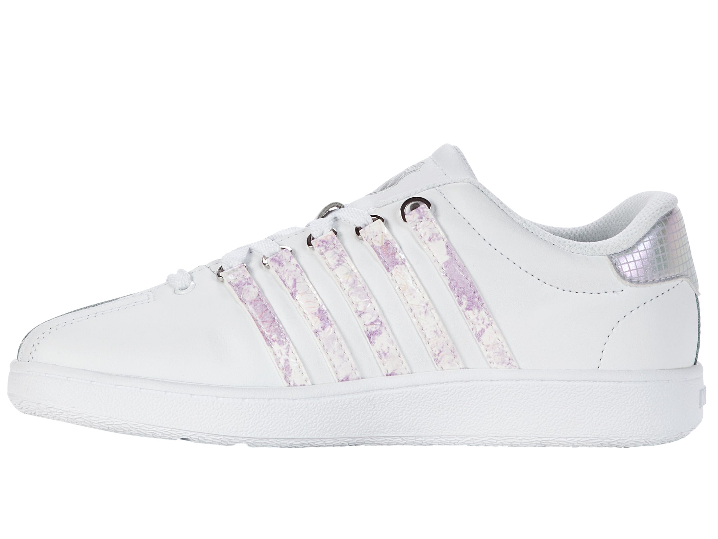 Classic VN Sneakers for Women - White/Lilac Snow Color - Comfortable Casual Shoes for Walking, Running & Everyday Wear