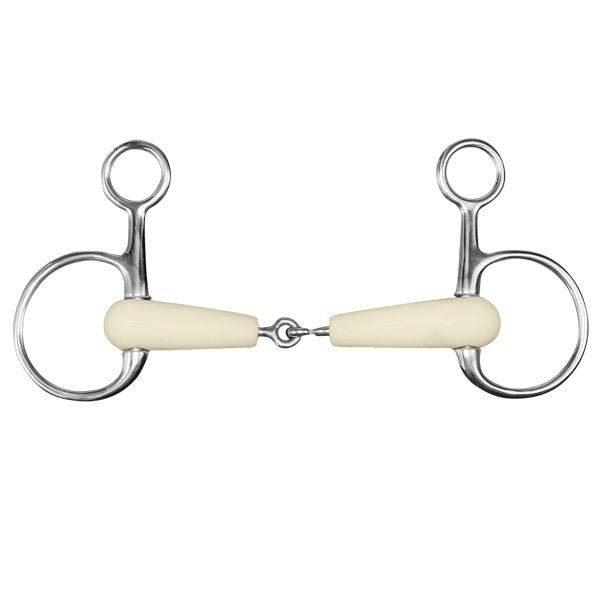 Happy Mouth Boucher Jointed Mouth Bit for Horses - Gentle Training Bit for Dressage, Jumping & Trail Riding - Comfortable & Durable Equestrian Equipment