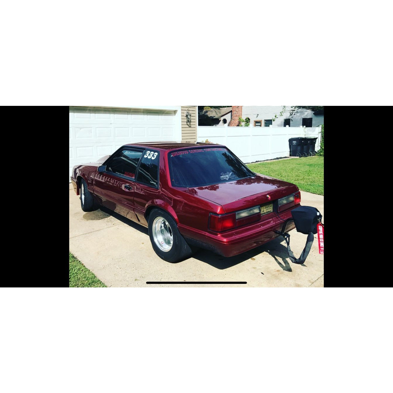 1979-1993 Mustang Fox Body Bolt-On Parachute Mount Kit - Universal Fit for Drag Racing & Show Cars (Fits 14