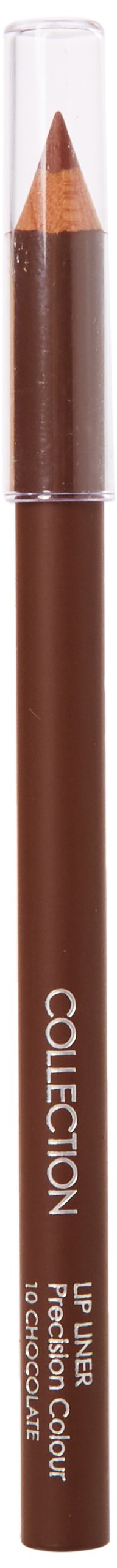 Collection Number 10 Lip Liner Pencil in Chocolate - Long Lasting Matte Lip Liner for Precise Definition | Perfect for Everyday Makeup, Night Out Looks & Professional Makeup Artists