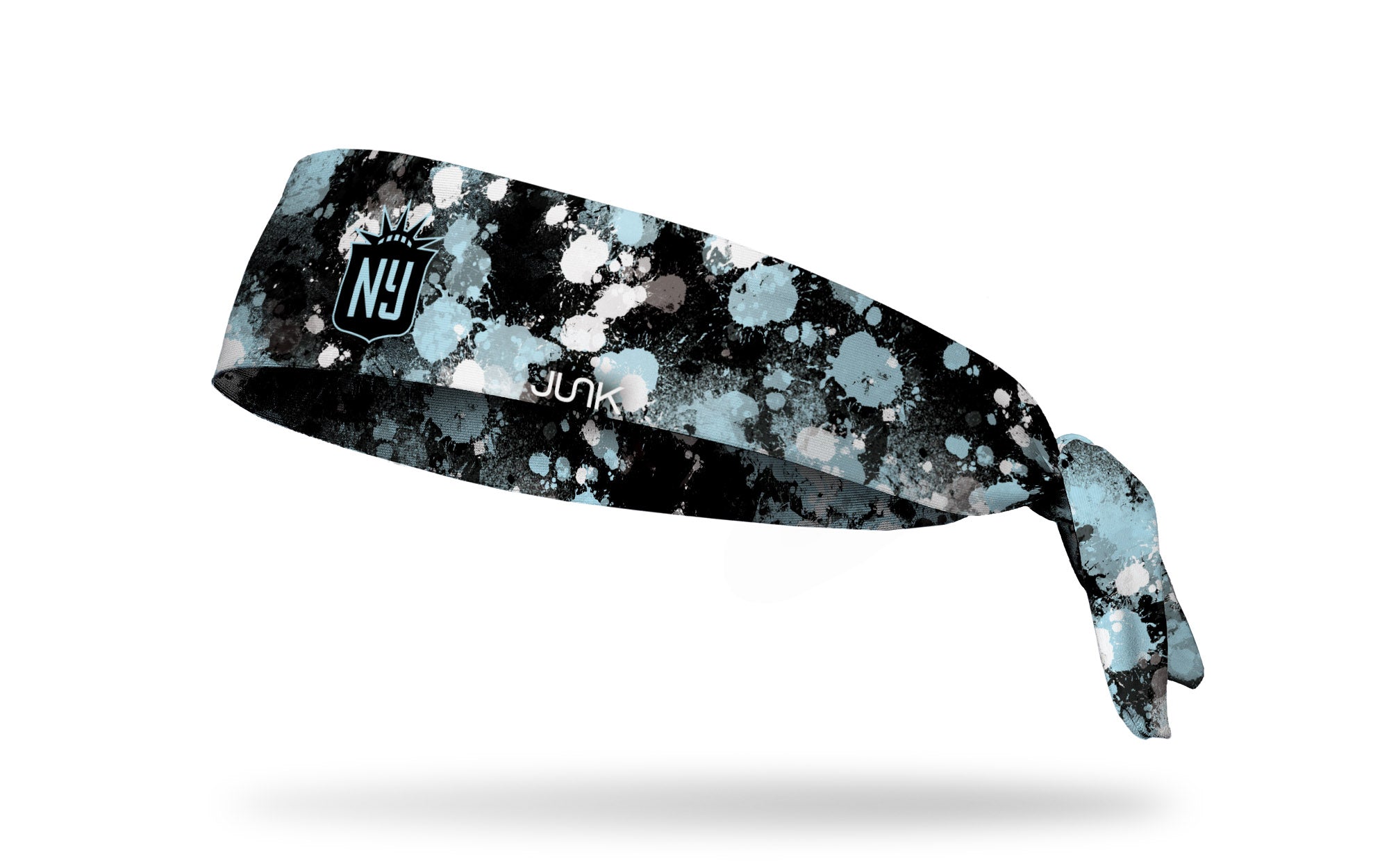 Gotham FC Splatter Flex Tie Headband - Adjustable Soccer Headband for Women & Girls - Perfect for Running, Workouts, and Sports Games