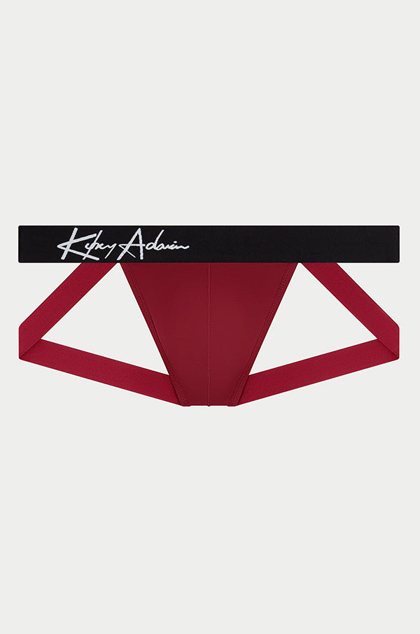 Signature Burgundy Jock Strap - Premium Comfort & Support for Athletes - Ideal for Running, Gym Workouts & Sports Performance