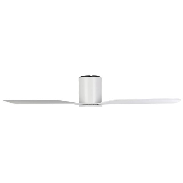 Eglo Iluka 52 Inch DC Ceiling Fan with Remote Control - White Hugger Style for Living Room, Bedroom & Outdoor Spaces