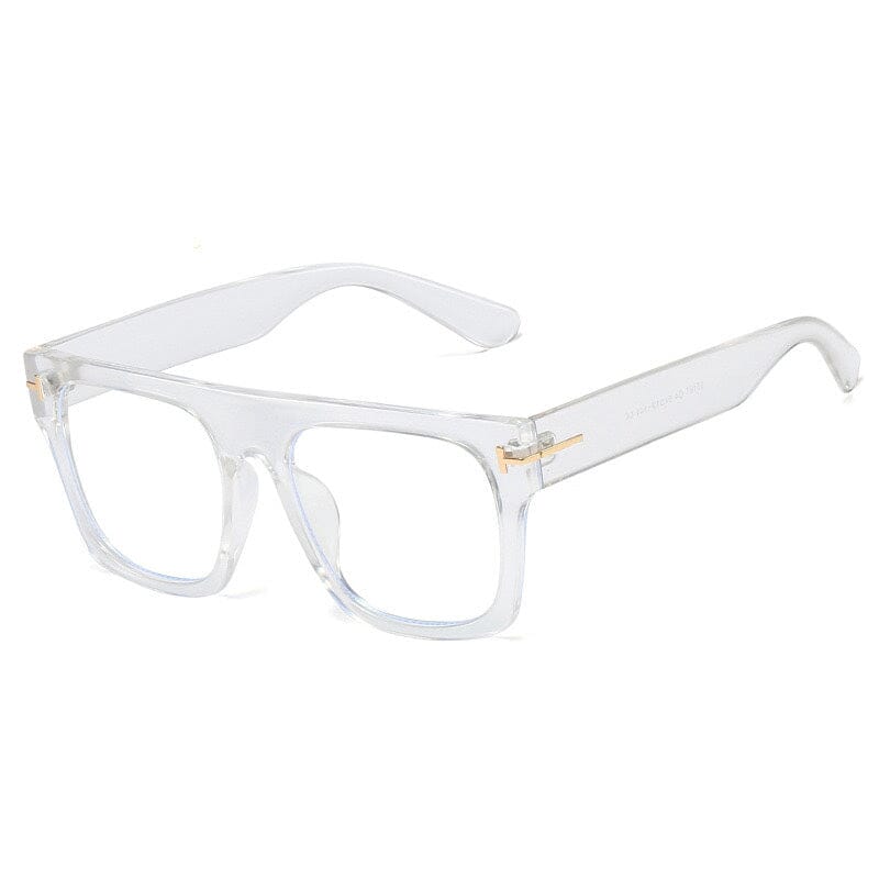 Stylish Unisex Rectangle Couple Glasses for Men & Women - Trendy Matching Eyewear for Date Nights, Weddings & Romantic Occasions