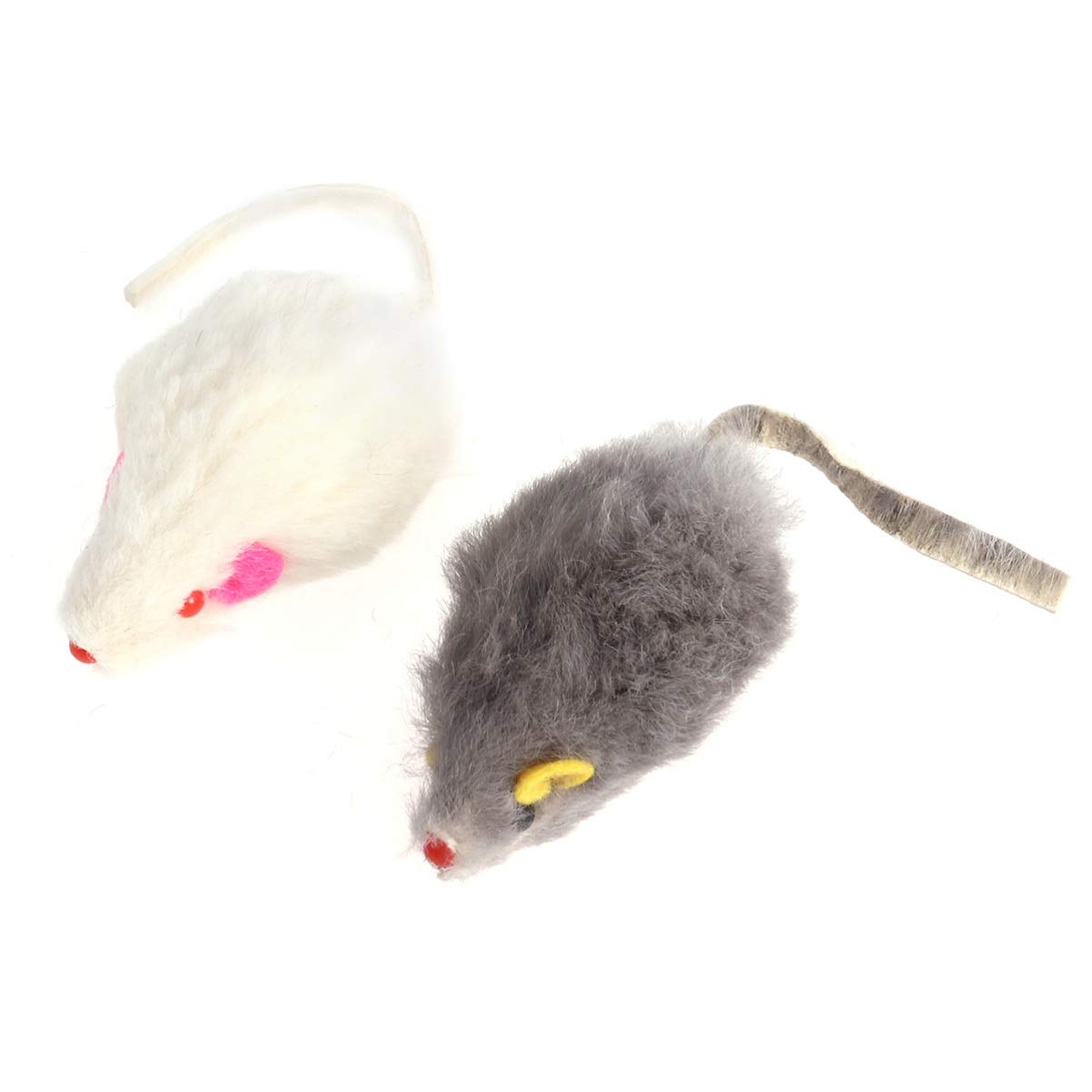 Balacoo 5-Piece Cat Toy Set - Realistic Breathing Mouse, Chew Toy, Ceramic Hamster Hide & Scratcher for Kittens & Small Pets - Perfect for Playtime, Teething & Stress Relief
